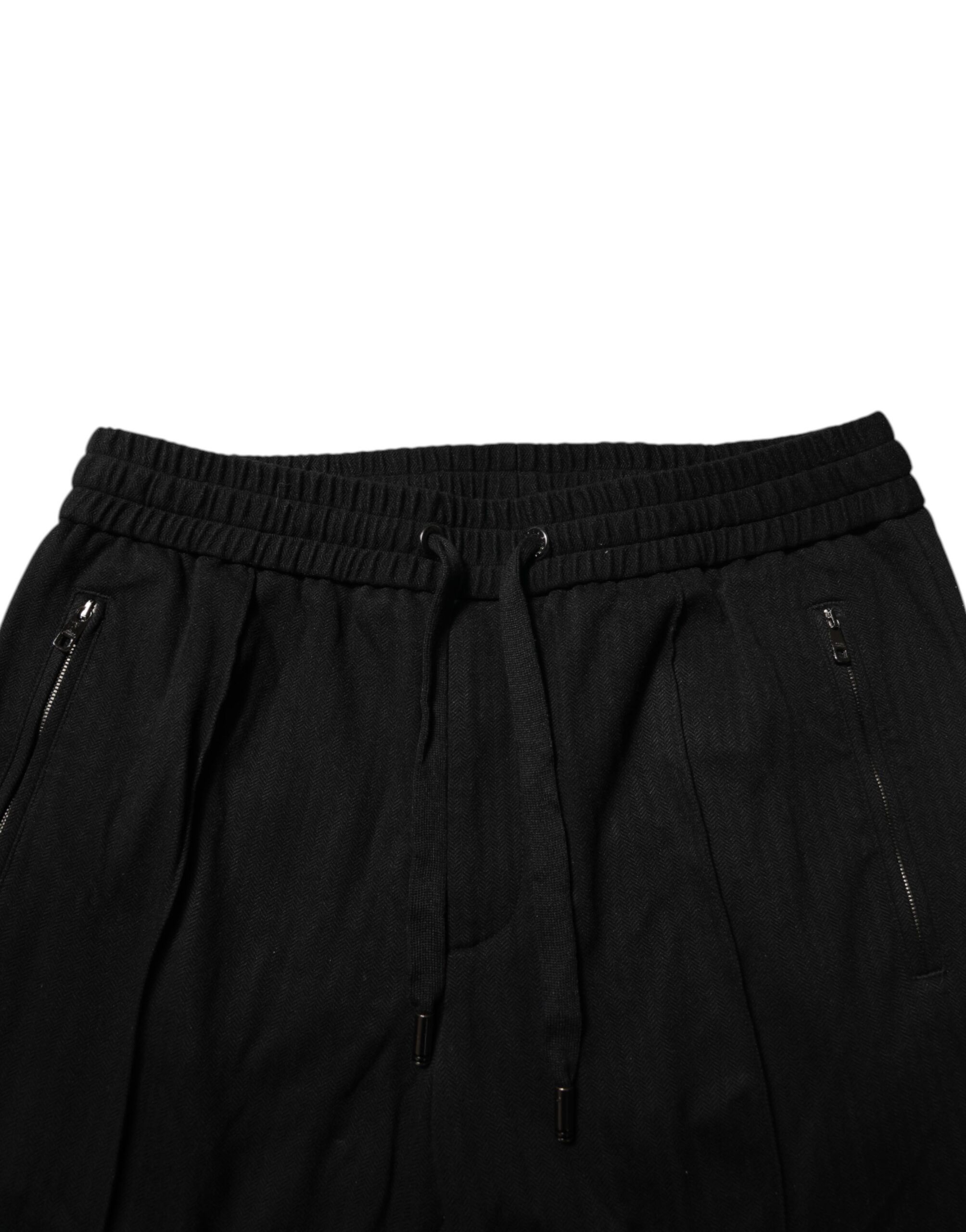 Viscose Skinny Logo Men Jogger Men's Pants - Dolce & Gabbana - Modalova