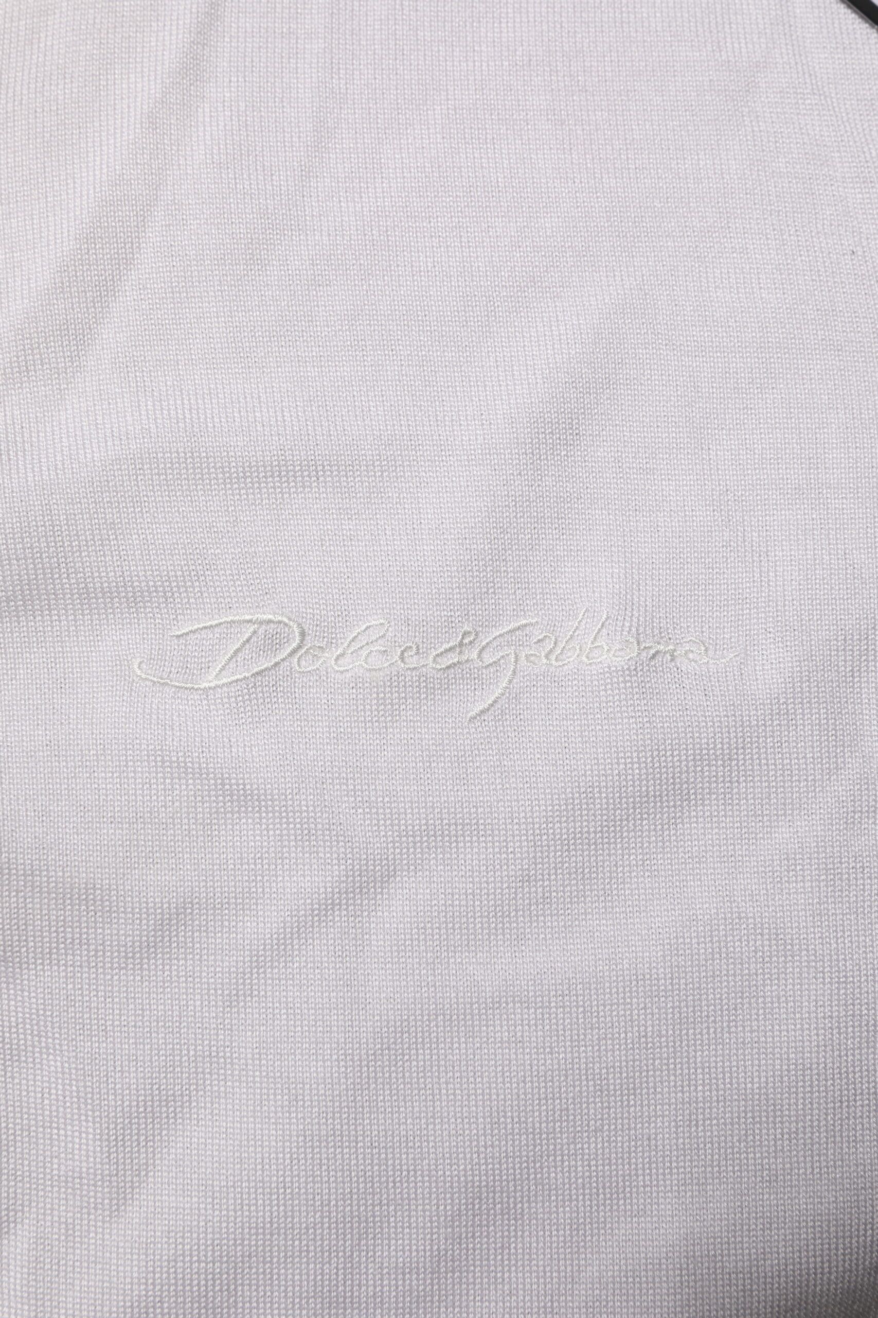 Silk Short Sleeves Men Henley Men's T-shirt (Pre-Owned) - Dolce & Gabbana - Modalova