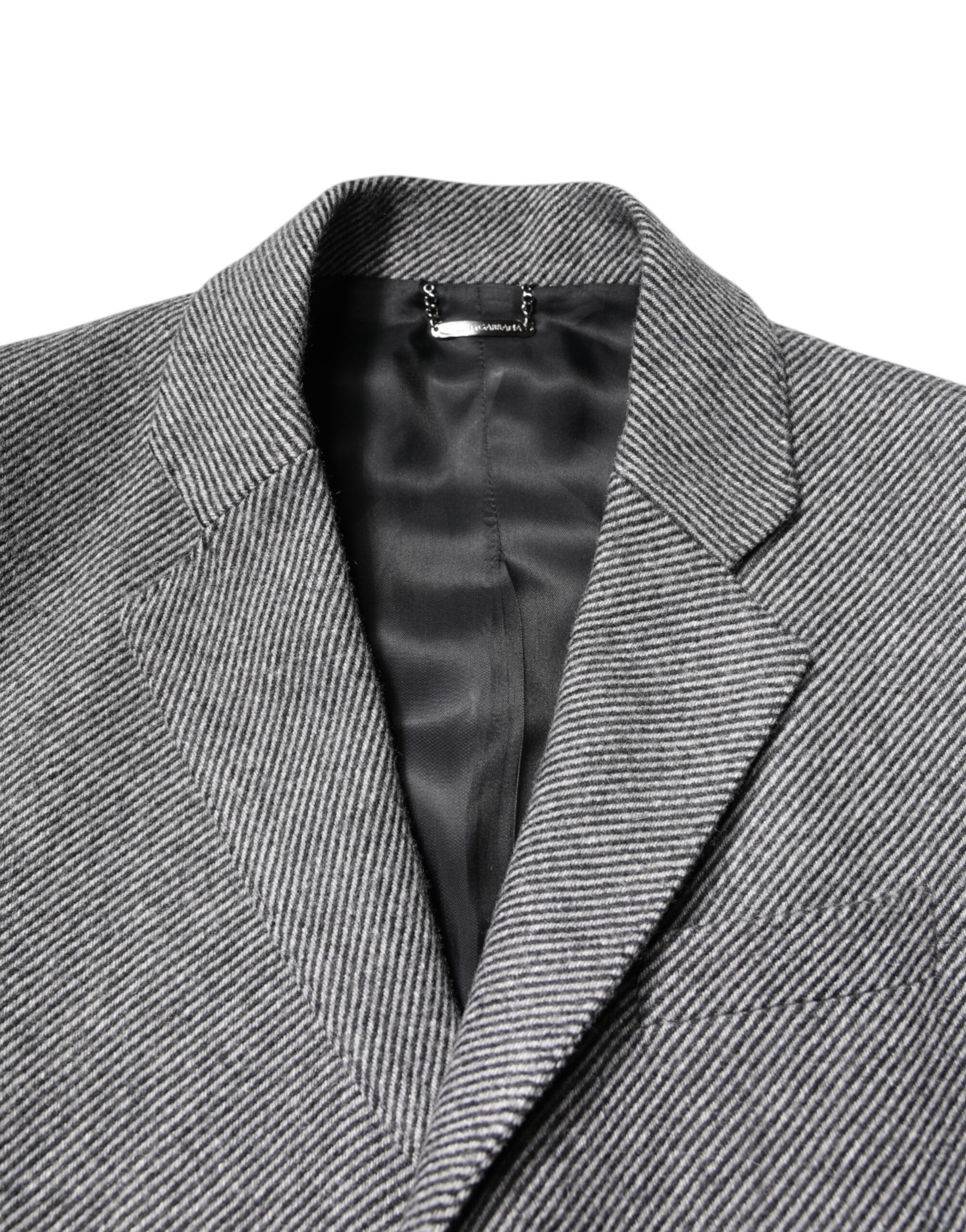 Wool Single Breasted Trench Coat Men's Jacket - Dolce & Gabbana - Modalova
