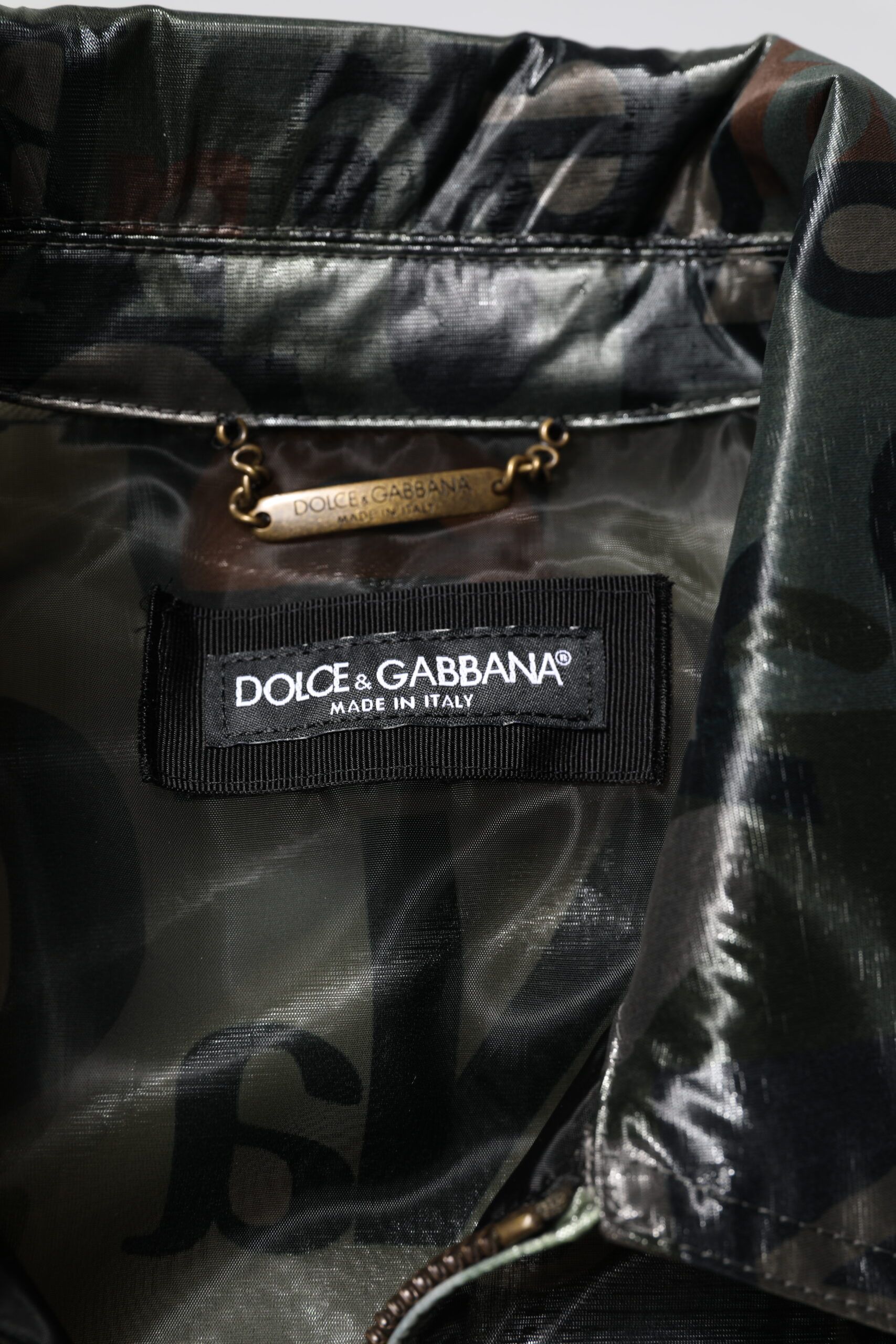 DG Logo Print Bomber Full Zip Men's Jacket - Dolce & Gabbana - Modalova