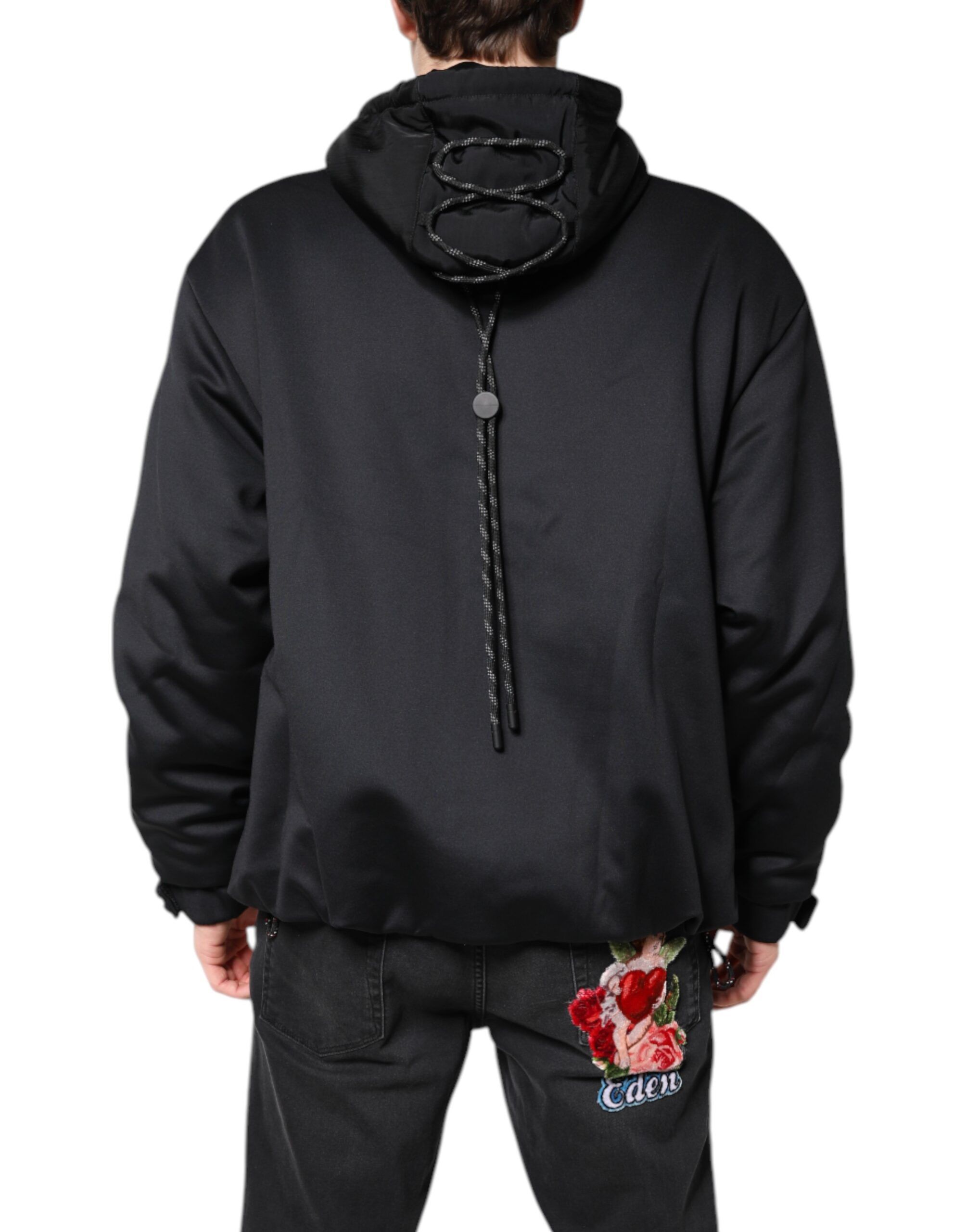 Polyester DG Hooded Full Zip Men's Jacket (Pre-Owned) - Dolce & Gabbana - Modalova