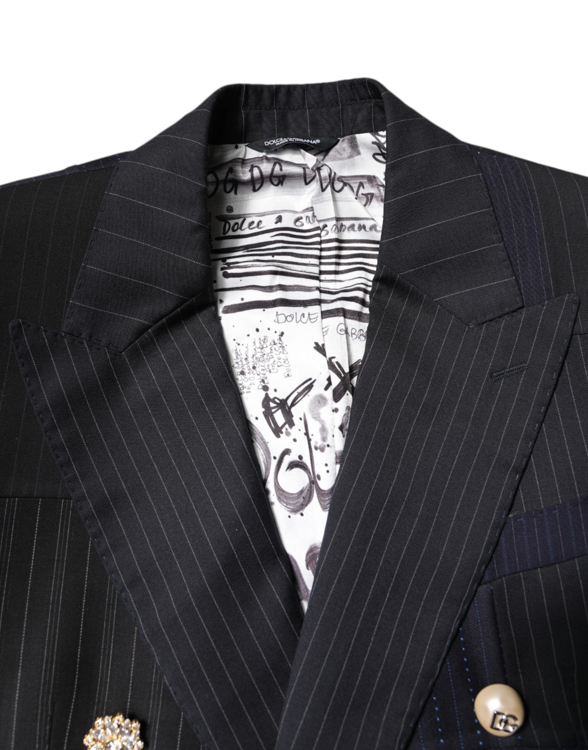 Patchwork Jacket Coat Suit Men's Blazer - Dolce & Gabbana - Modalova