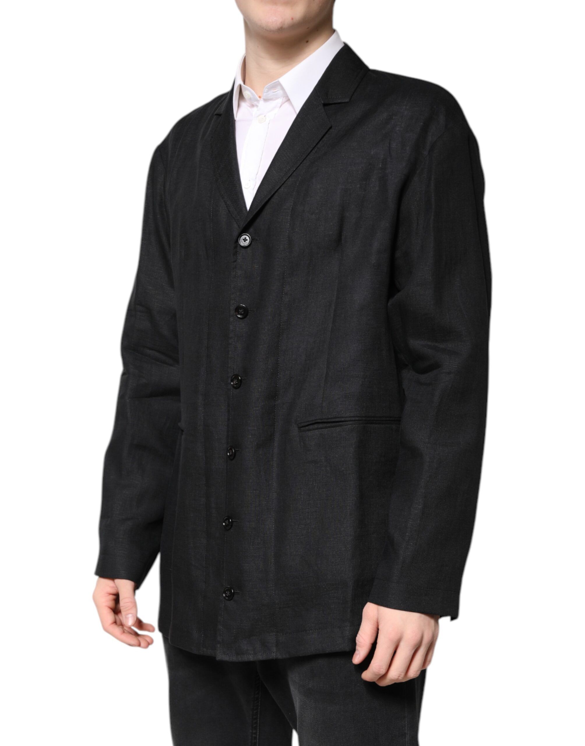 Linen Single Breasted Men Coat Men's Blazer (Pre-Owned) - Dolce & Gabbana - Modalova