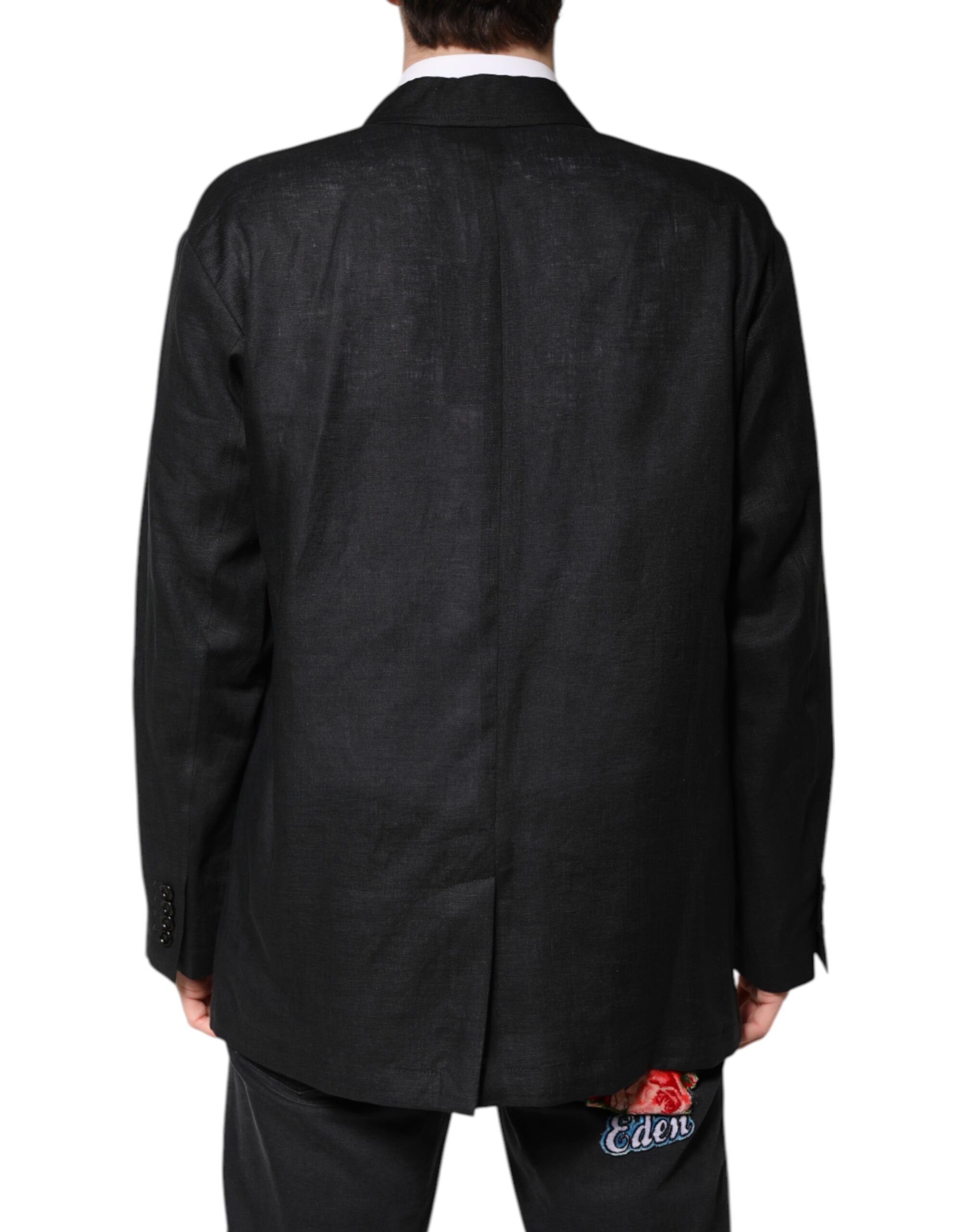 Linen Single Breasted Men Coat Men's Blazer (Pre-Owned) - Dolce & Gabbana - Modalova
