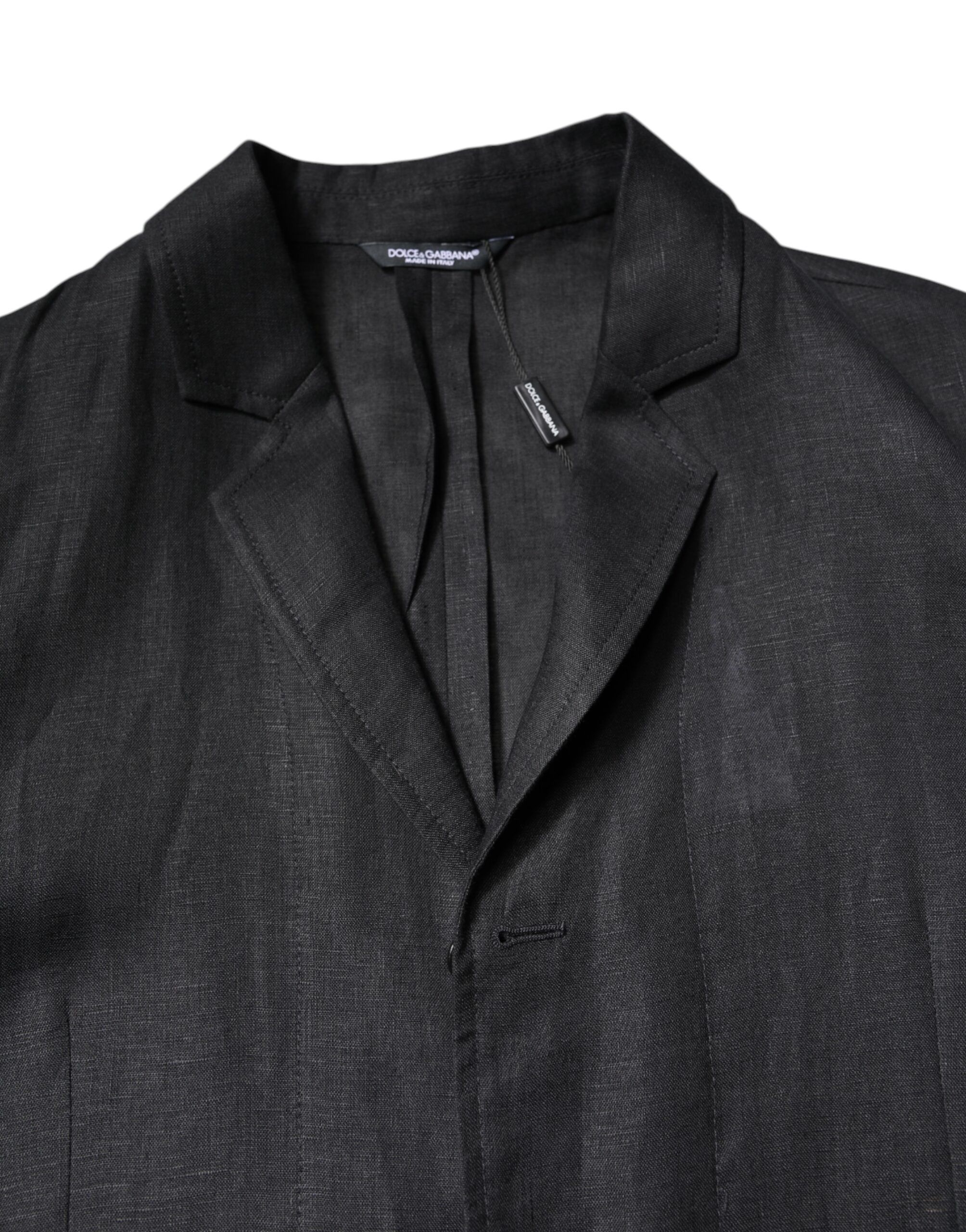 Linen Single Breasted Men Coat Men's Blazer (Pre-Owned) - Dolce & Gabbana - Modalova