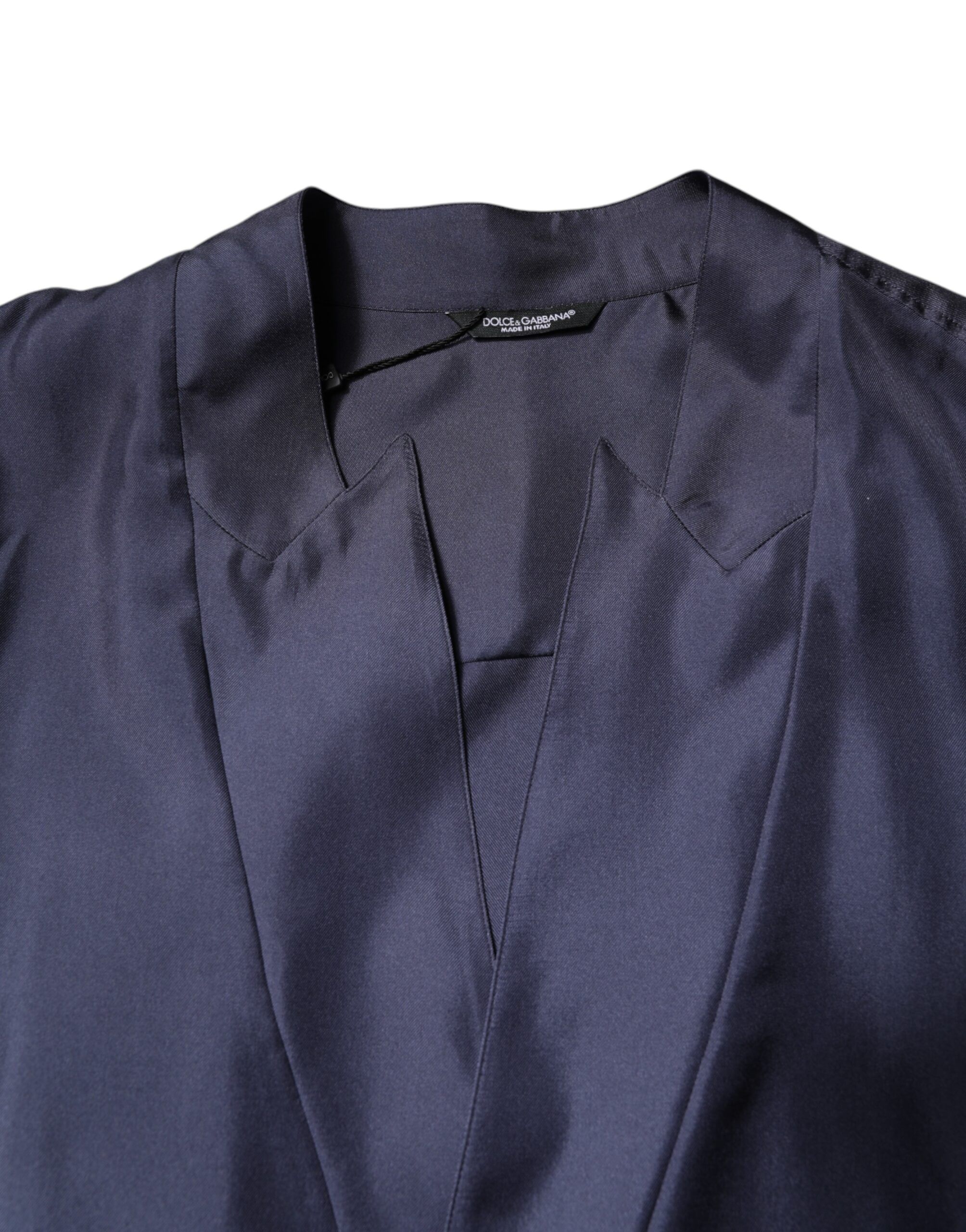Dark Silk Double Breasted Men's Shirt (Pre-Owned) - Dolce & Gabbana - Modalova