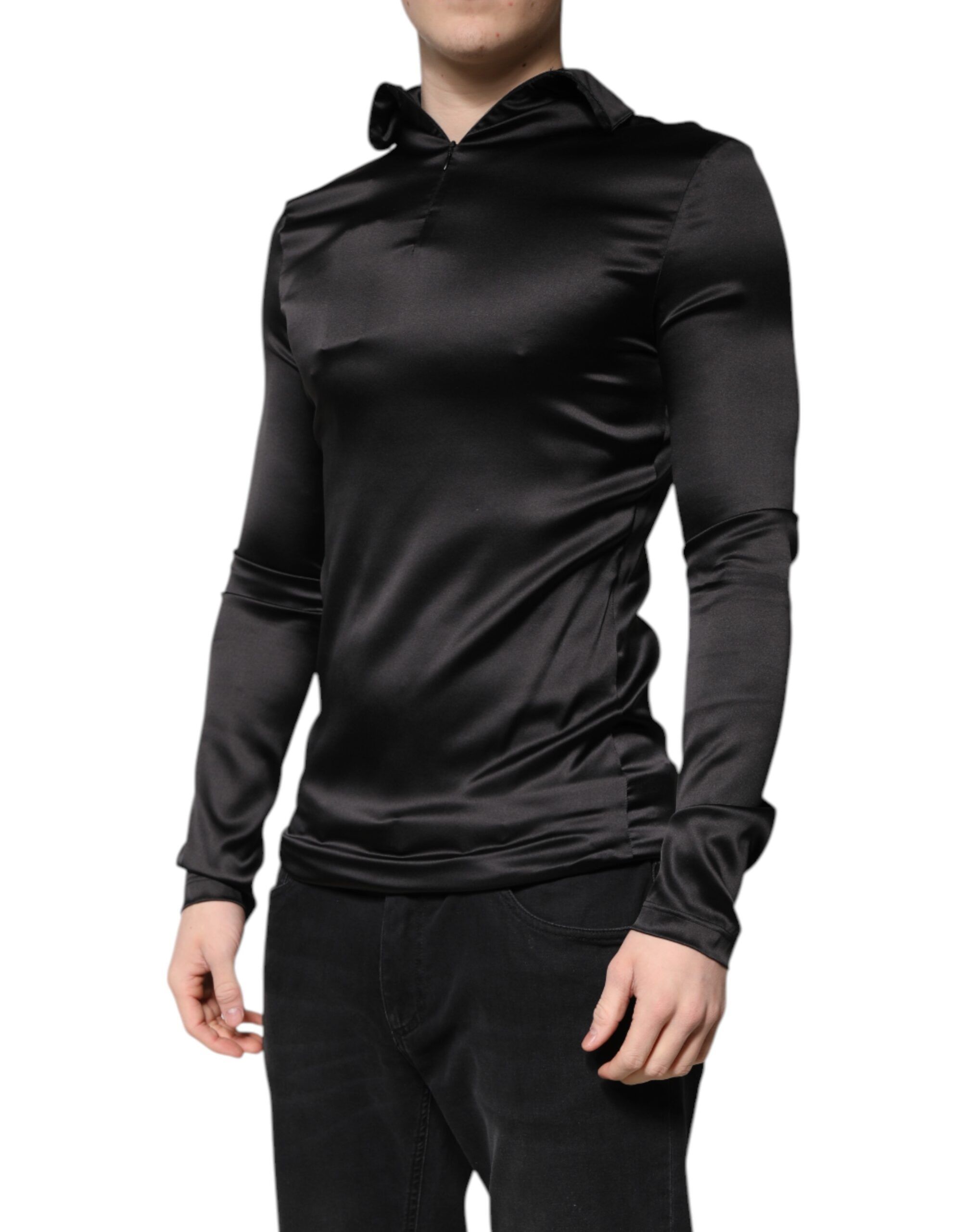 Silk Turtleneck Men Pullover Men's Sweater - Dolce & Gabbana - Modalova