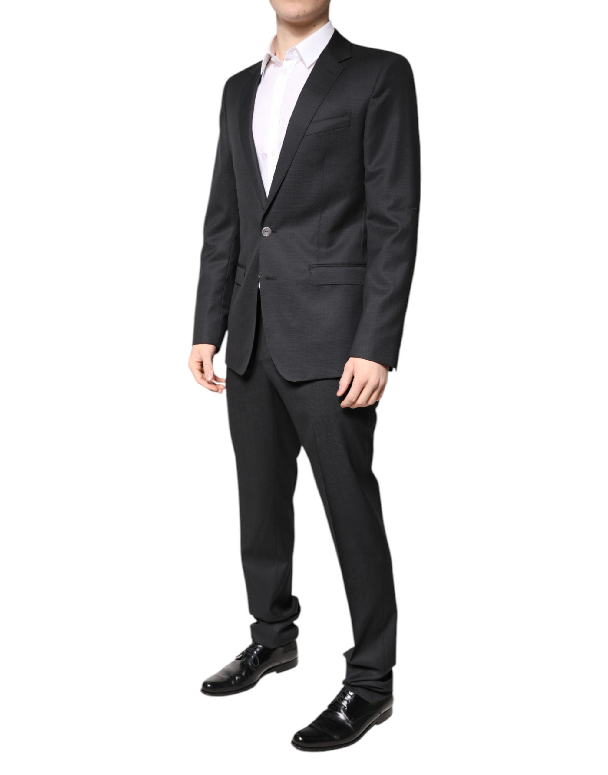 Dark Gray Wool Single Breasted 2 Piece Men's Suit (Pre-Owned) - Dolce & Gabbana - Modalova