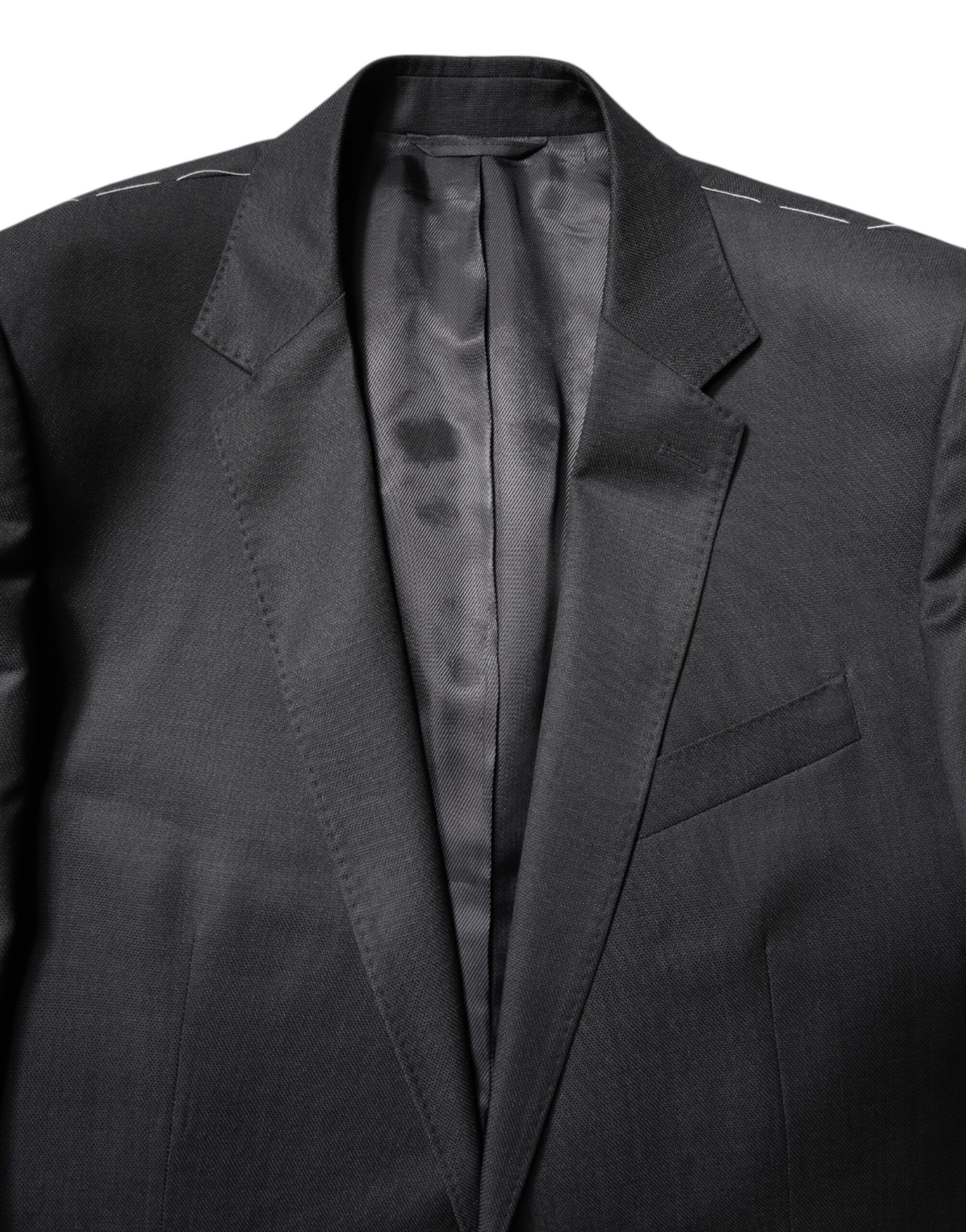 Dark Gray Wool Single Breasted 2 Piece Men's Suit (Pre-Owned) - Dolce & Gabbana - Modalova