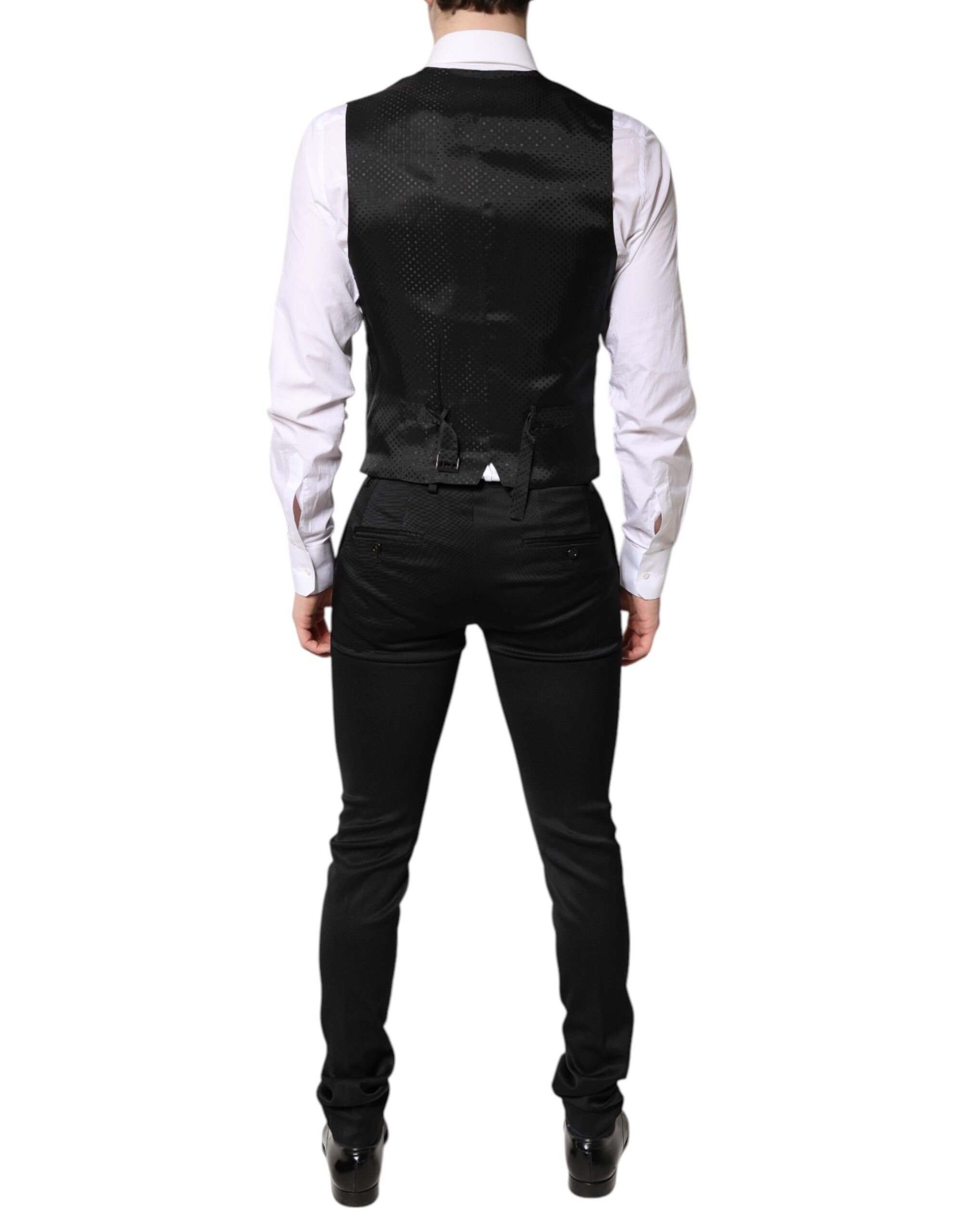 Single Breasted Formal Blazer with Men's Vest - Dolce & Gabbana - Modalova