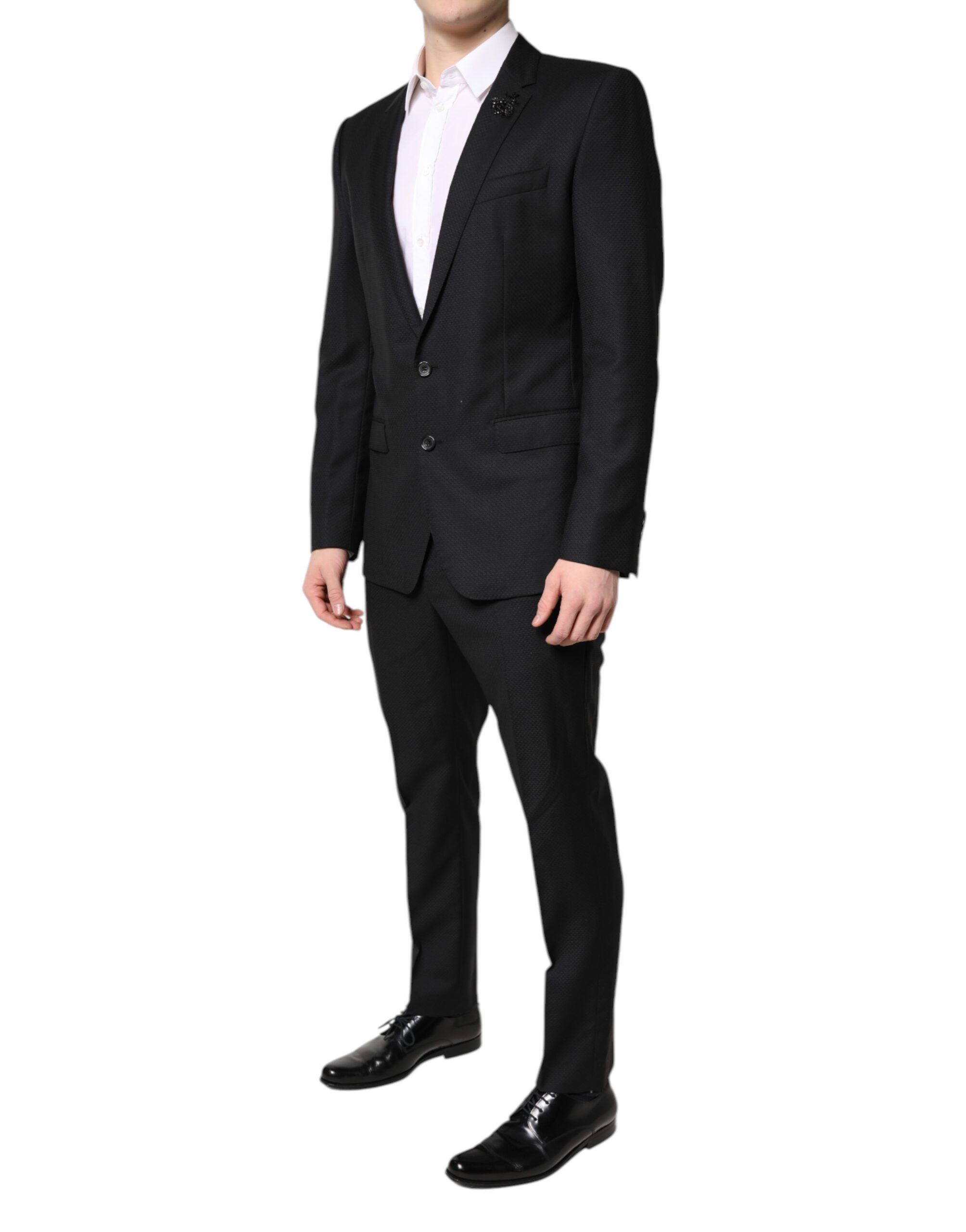 Wool Single Breasted 2 Piece Men's Suit - Dolce & Gabbana - Modalova