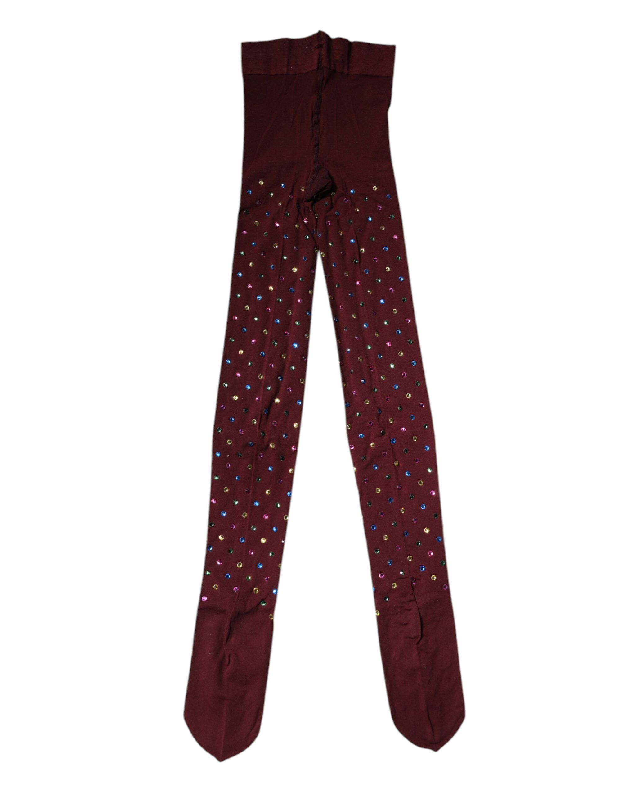 Nylon Crystal Embellished Pantyhose Women's Tights - Dolce & Gabbana - Modalova