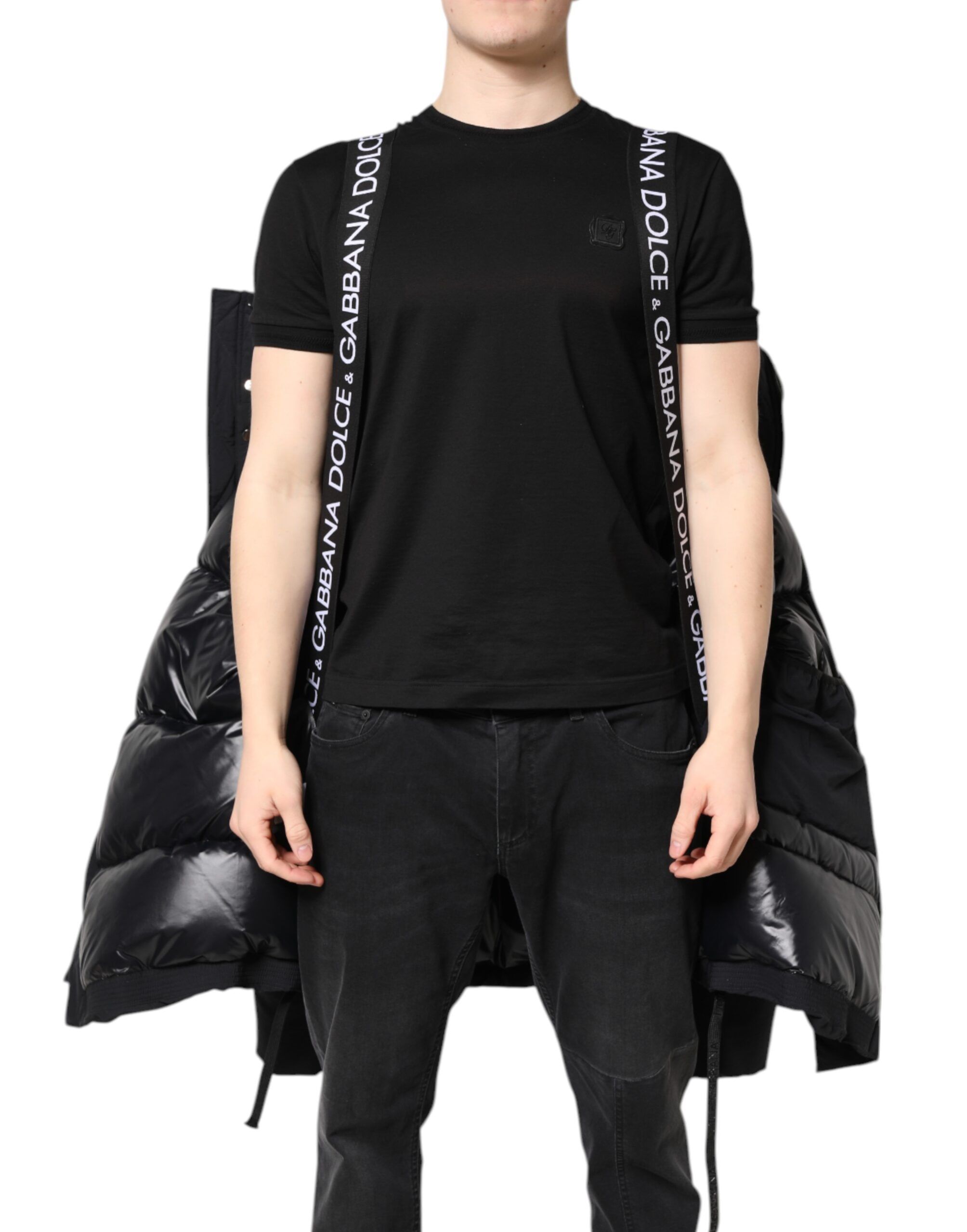 Nylon Full Zip Hooded Parka Men's Jacket - Dolce & Gabbana - Modalova