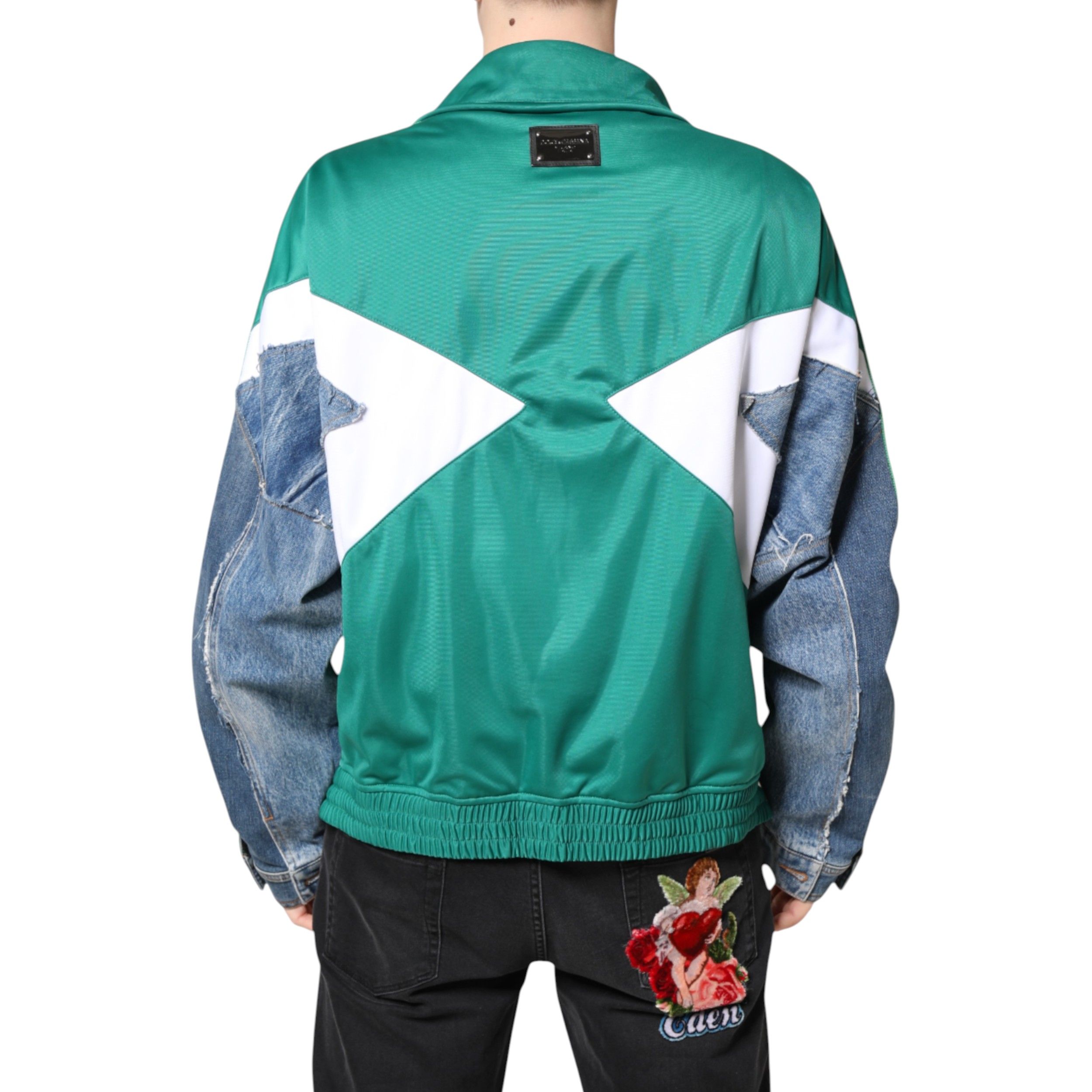 Full Zip Windbreaker Men's Jacket (Pre-Owned) - Dolce & Gabbana - Modalova