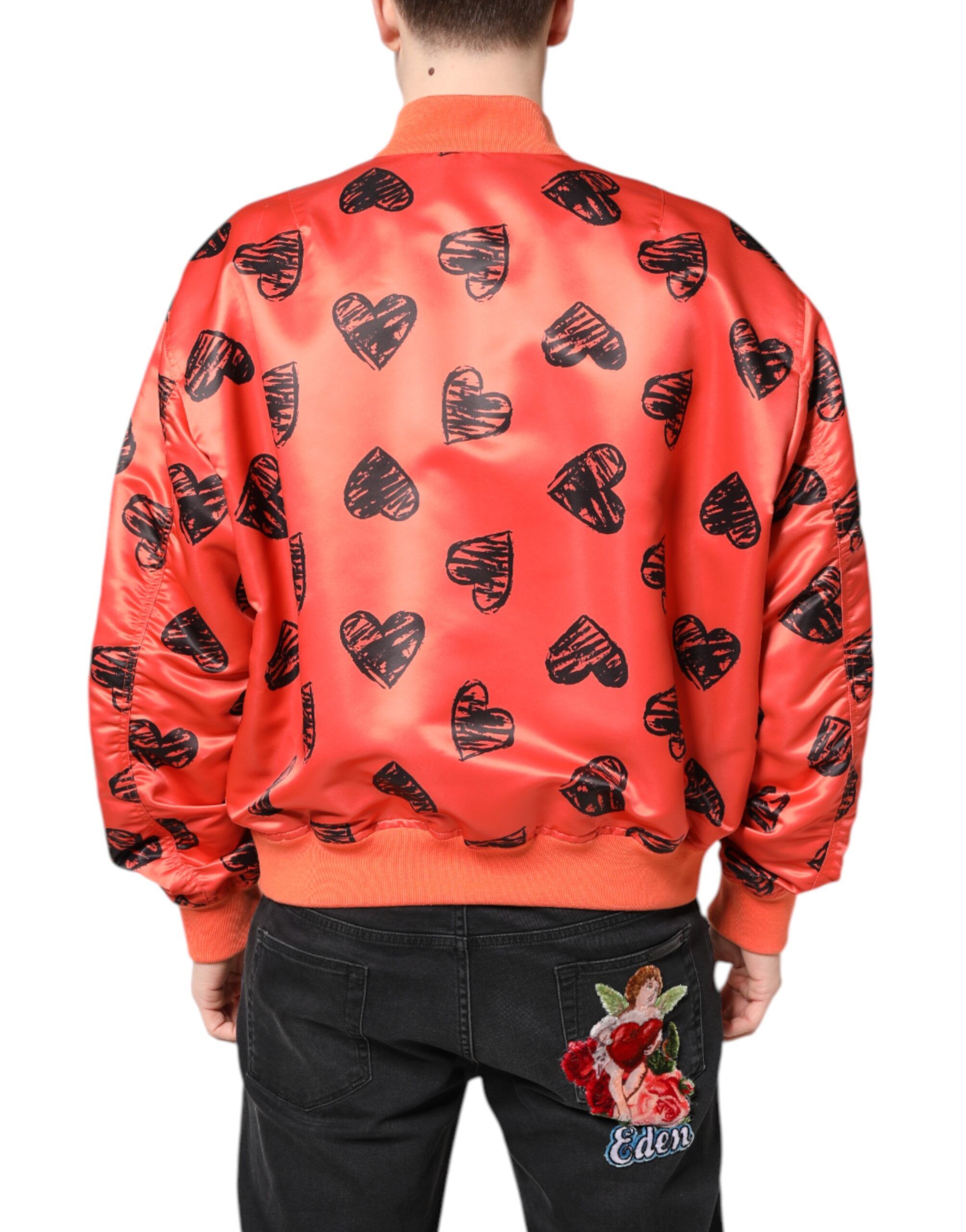 DG Heart Full Zip Men Bomber Men's Jacket (Pre-Owned) - Dolce & Gabbana - Modalova