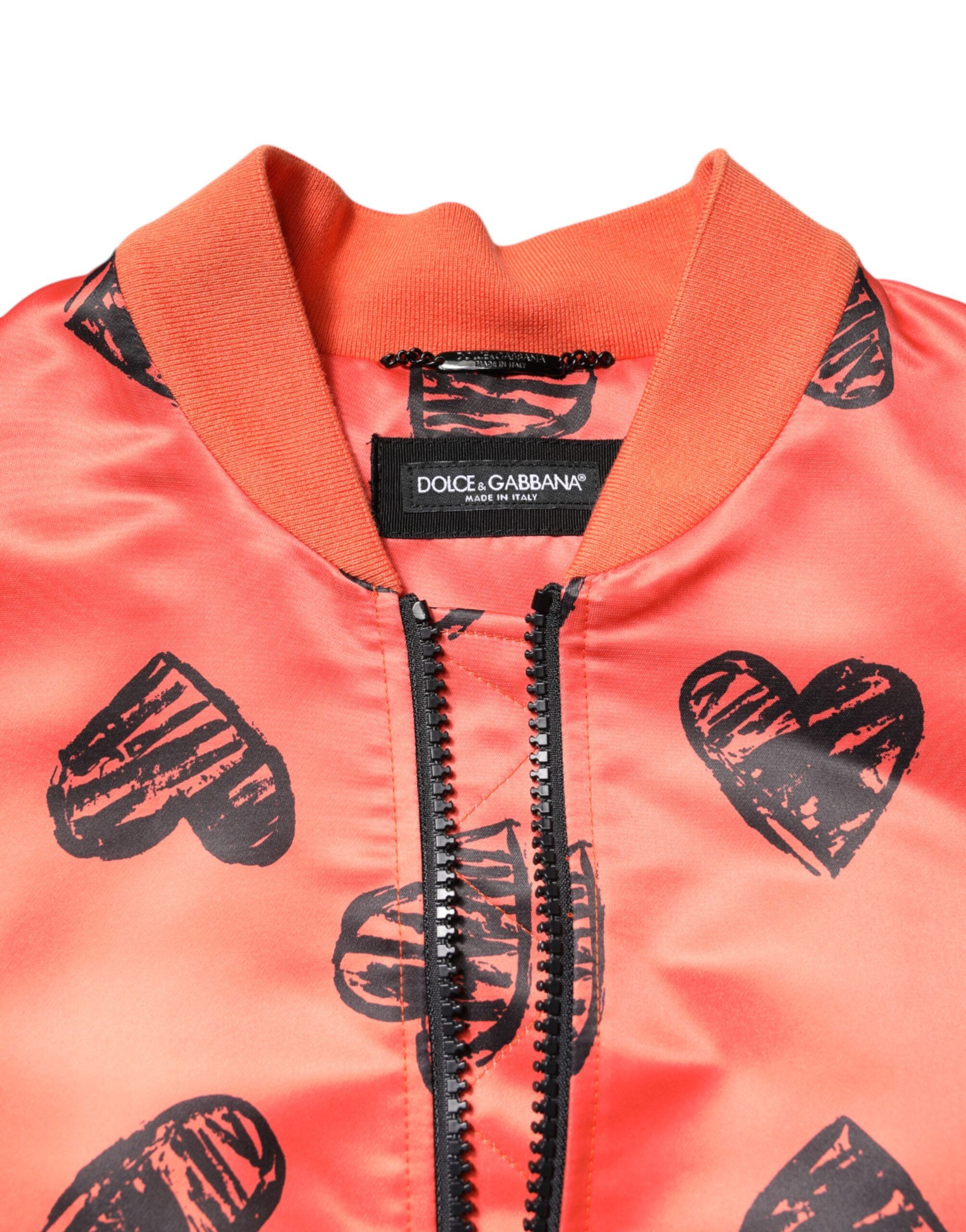 DG Heart Full Zip Men Bomber Men's Jacket (Pre-Owned) - Dolce & Gabbana - Modalova
