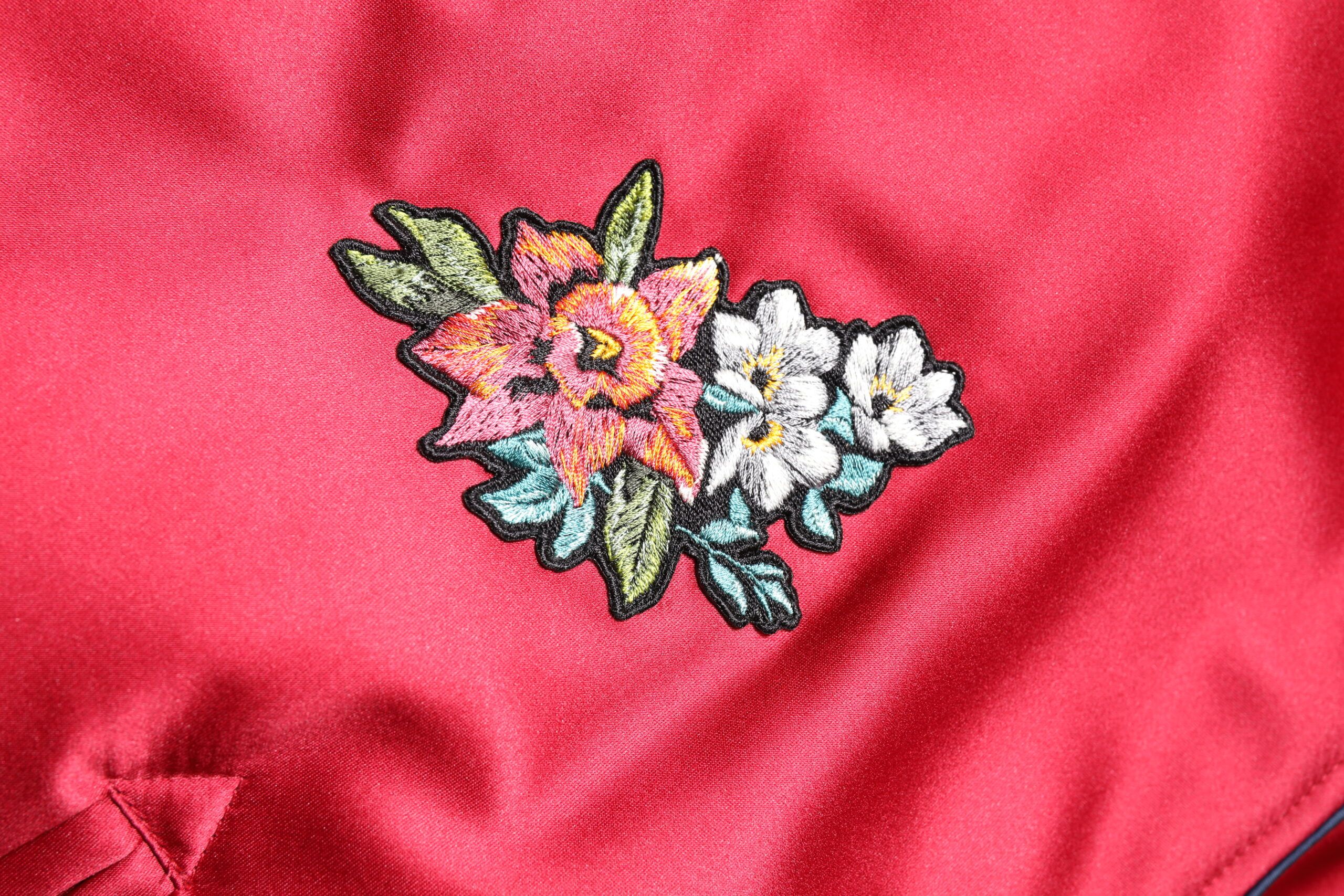 Floral Patch Full Zip Men Bomber Men's Jacket (Pre-Owned) - Dolce & Gabbana - Modalova