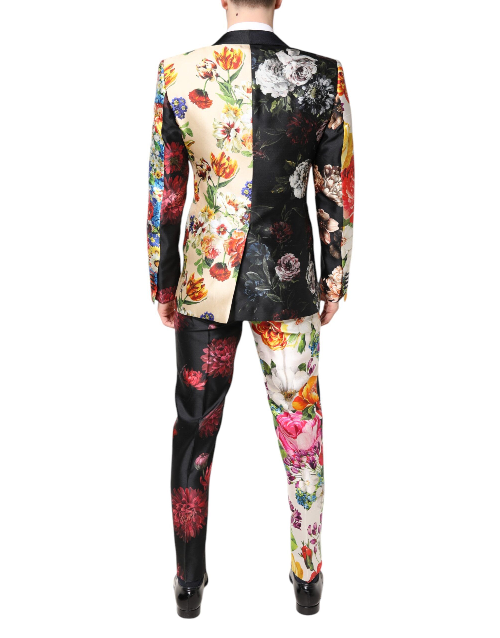 Floral SICILIA Silk 3 Piece Men's Suit - Dolce & Gabbana - Modalova