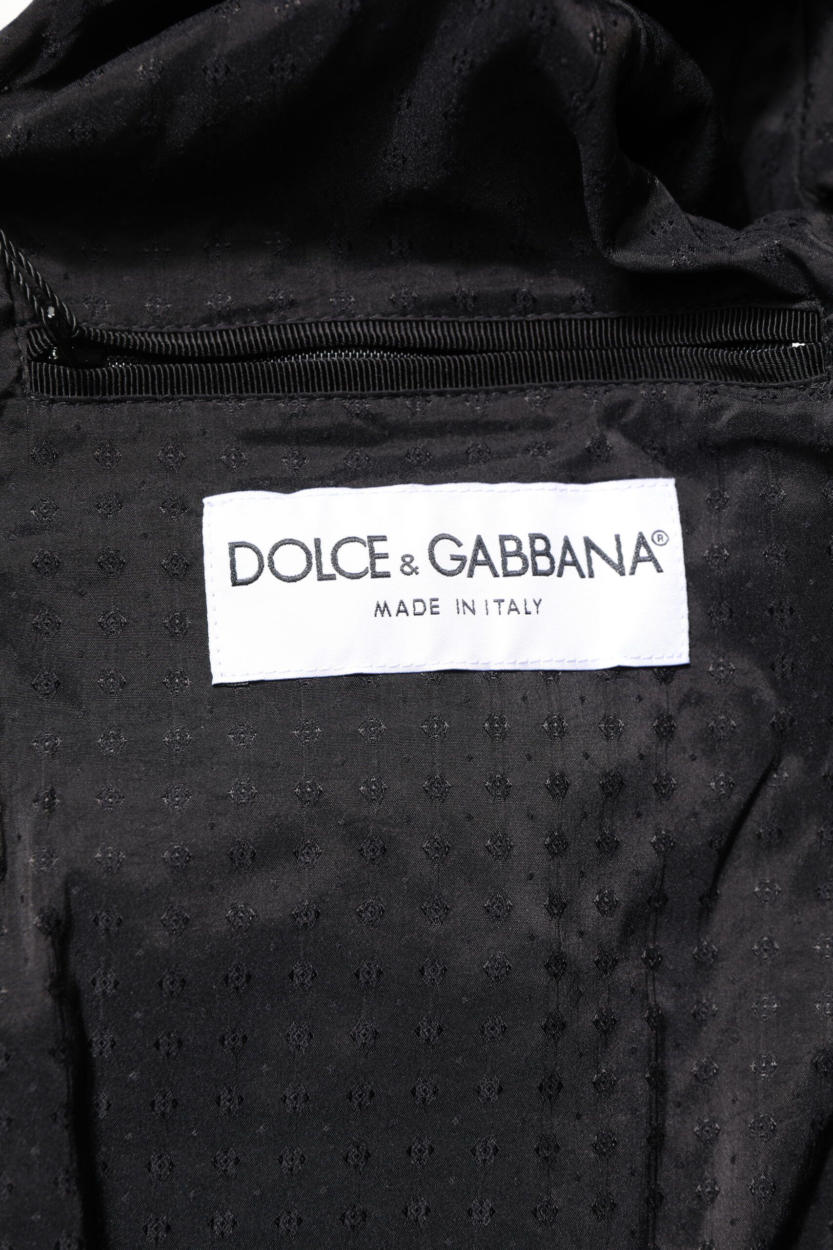 Lambskin Leather Full Zip Biker Men's Jacket (Pre-Owned) - Dolce & Gabbana - Modalova