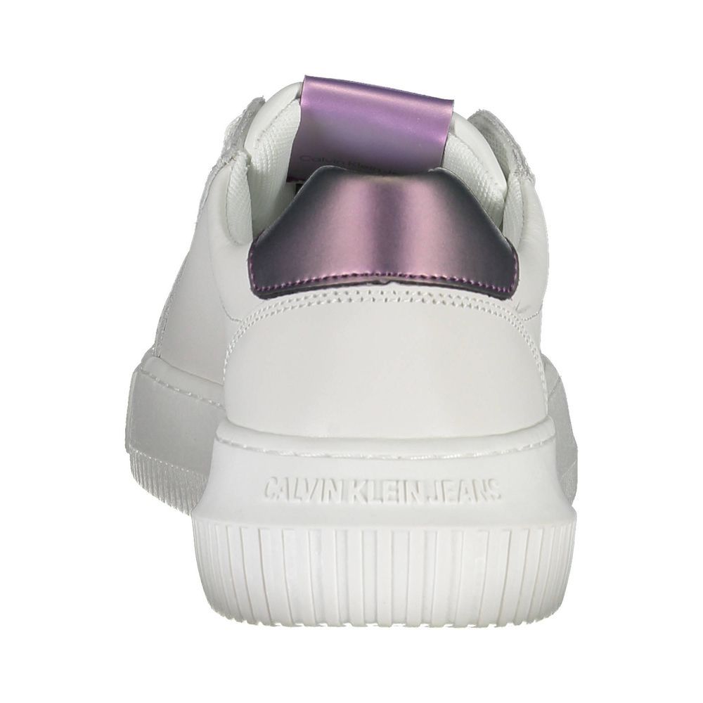 Bianco Leather Women Women's Sneaker - Calvin Klein - Modalova