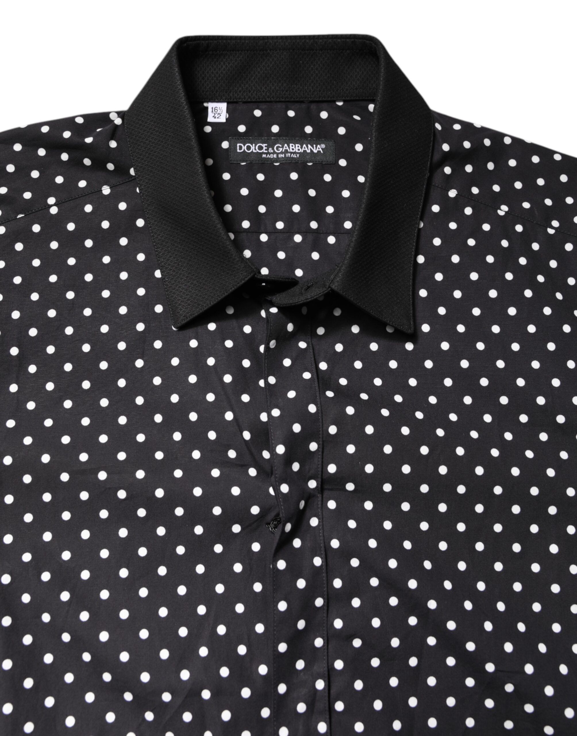 Polka Dot Cotton Formal Dress Men's Shirt - Dolce & Gabbana - Modalova