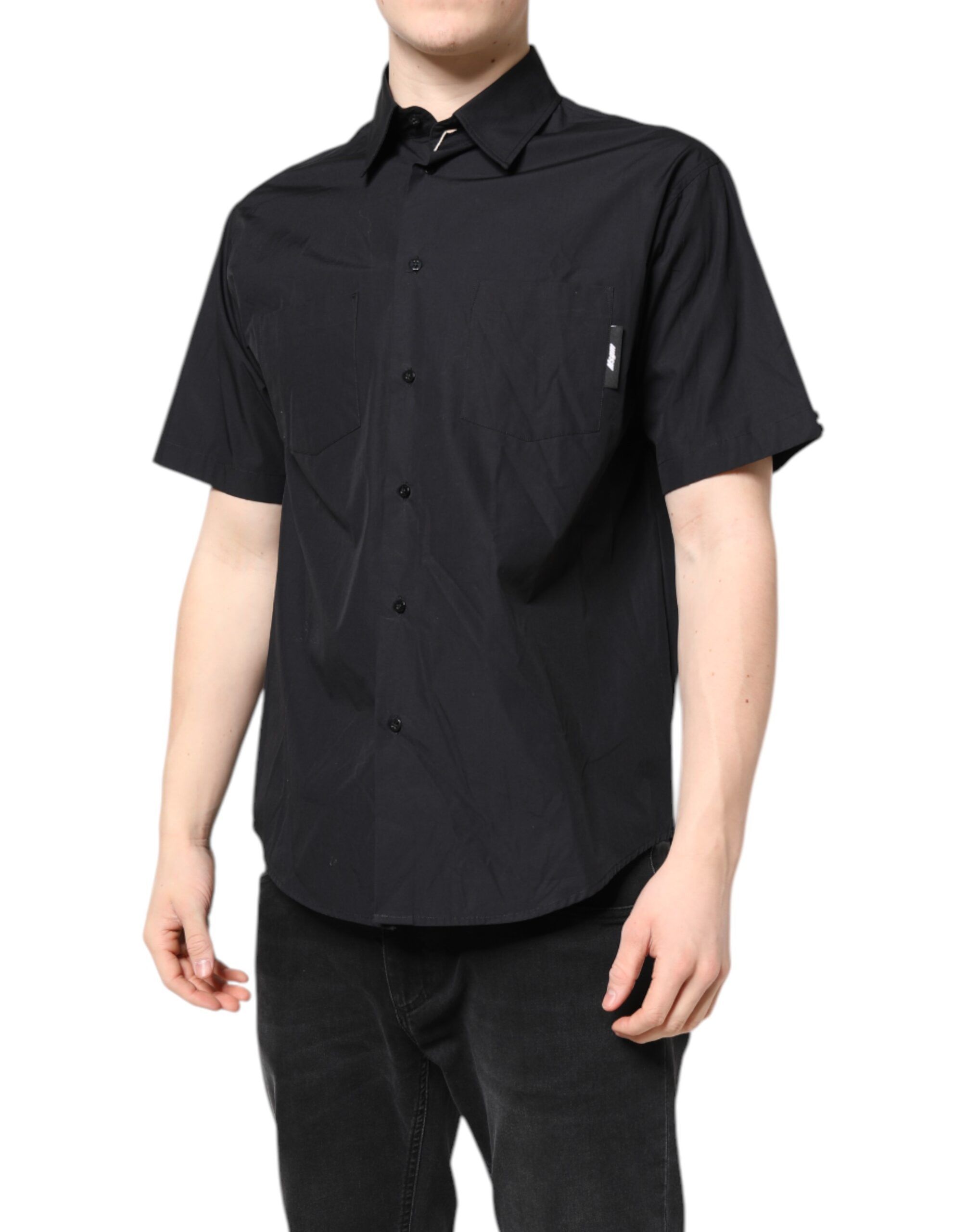 Printed Short Sleeves Collared Men Casual Men's Shirt - MSGM - Modalova