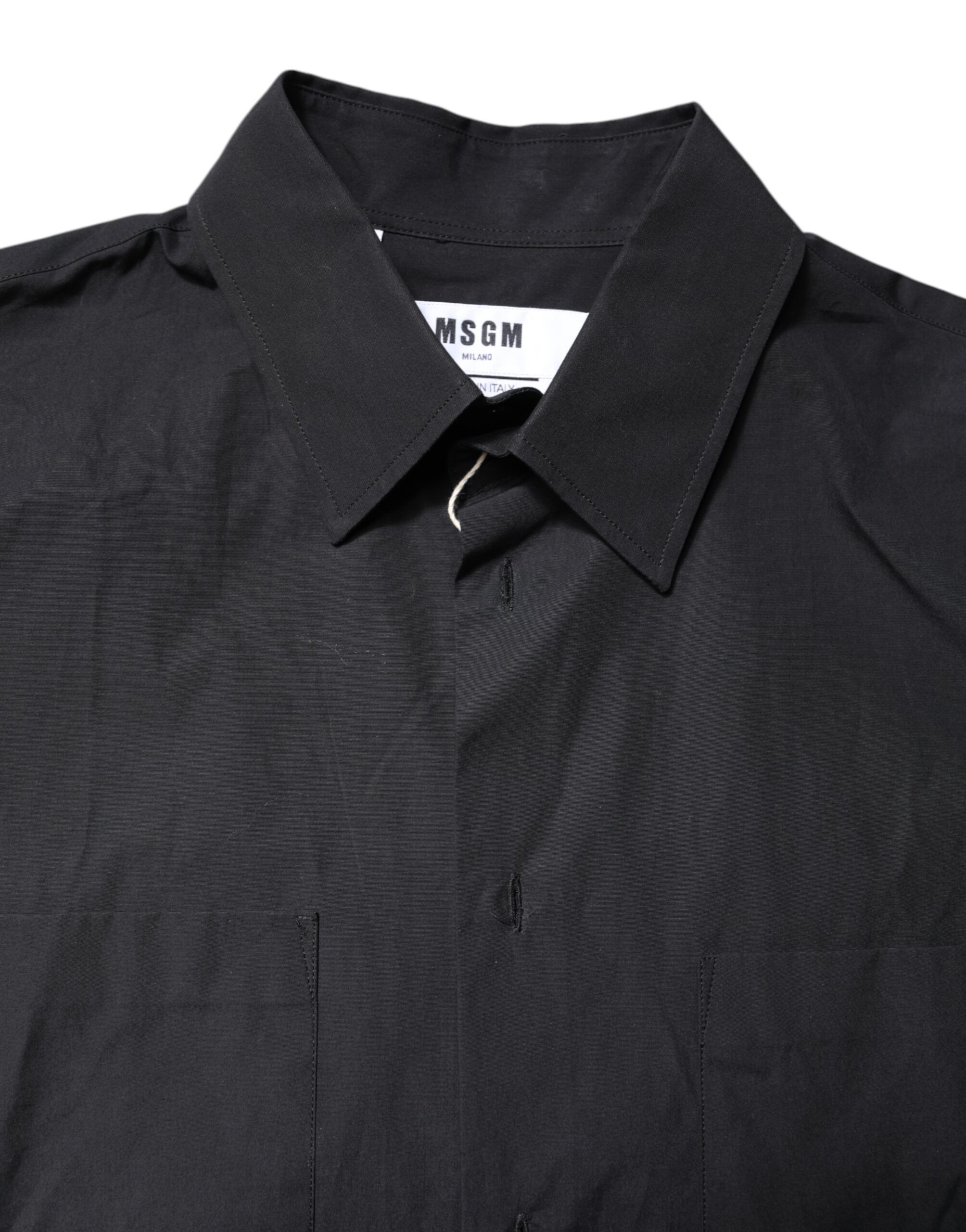Printed Short Sleeves Collared Men Casual Men's Shirt - MSGM - Modalova