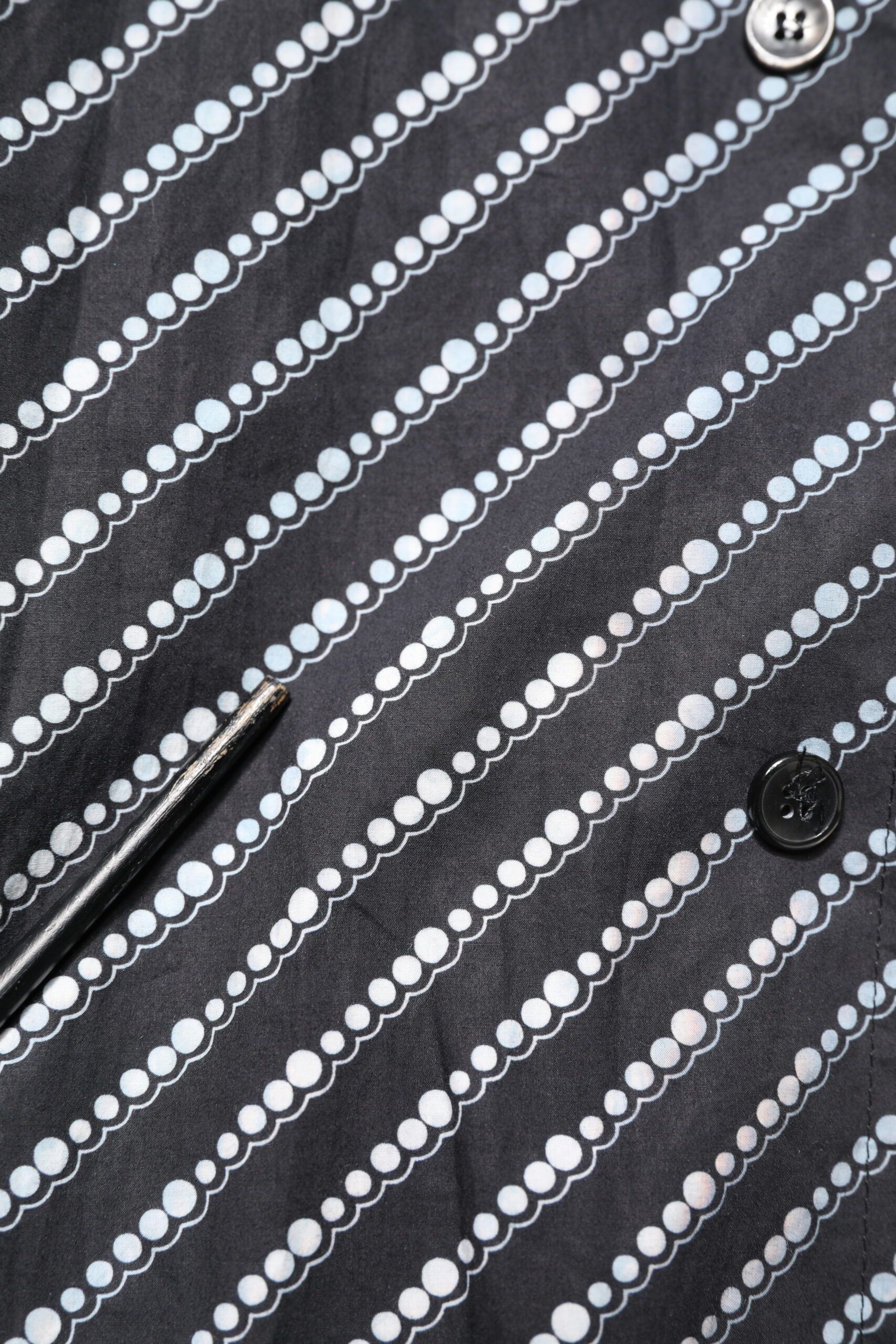 Black White Stripe Button Down Casual Men's Shirt (Pre-Owned) - Dolce & Gabbana - Modalova