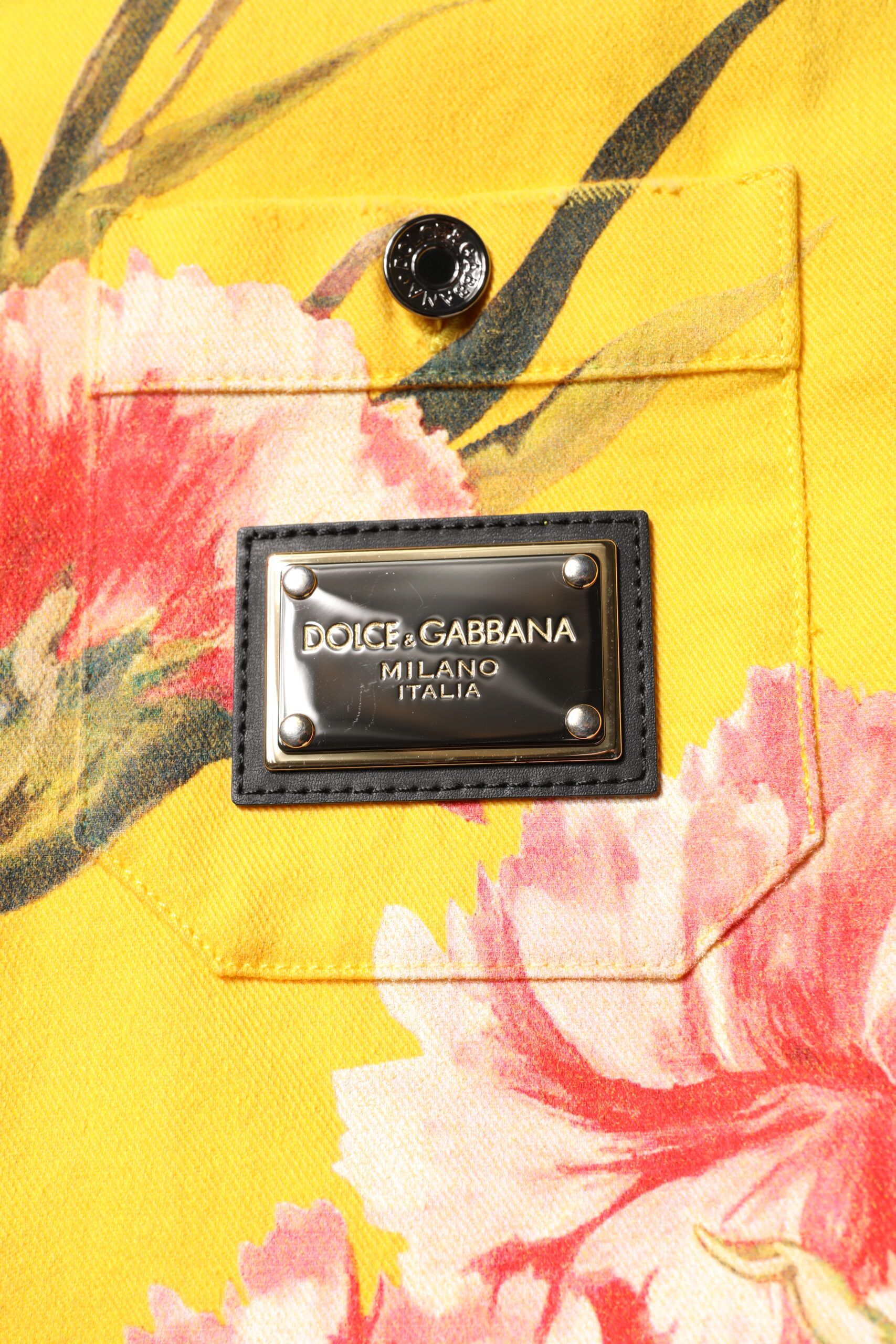 Floral Men Button Down Casual Men's Shirt - Dolce & Gabbana - Modalova