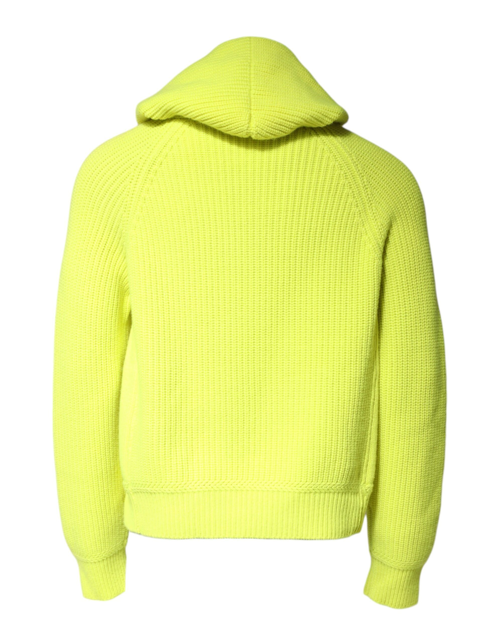 Knit Hooded Men Pullover Men's Sweater - Dolce & Gabbana - Modalova