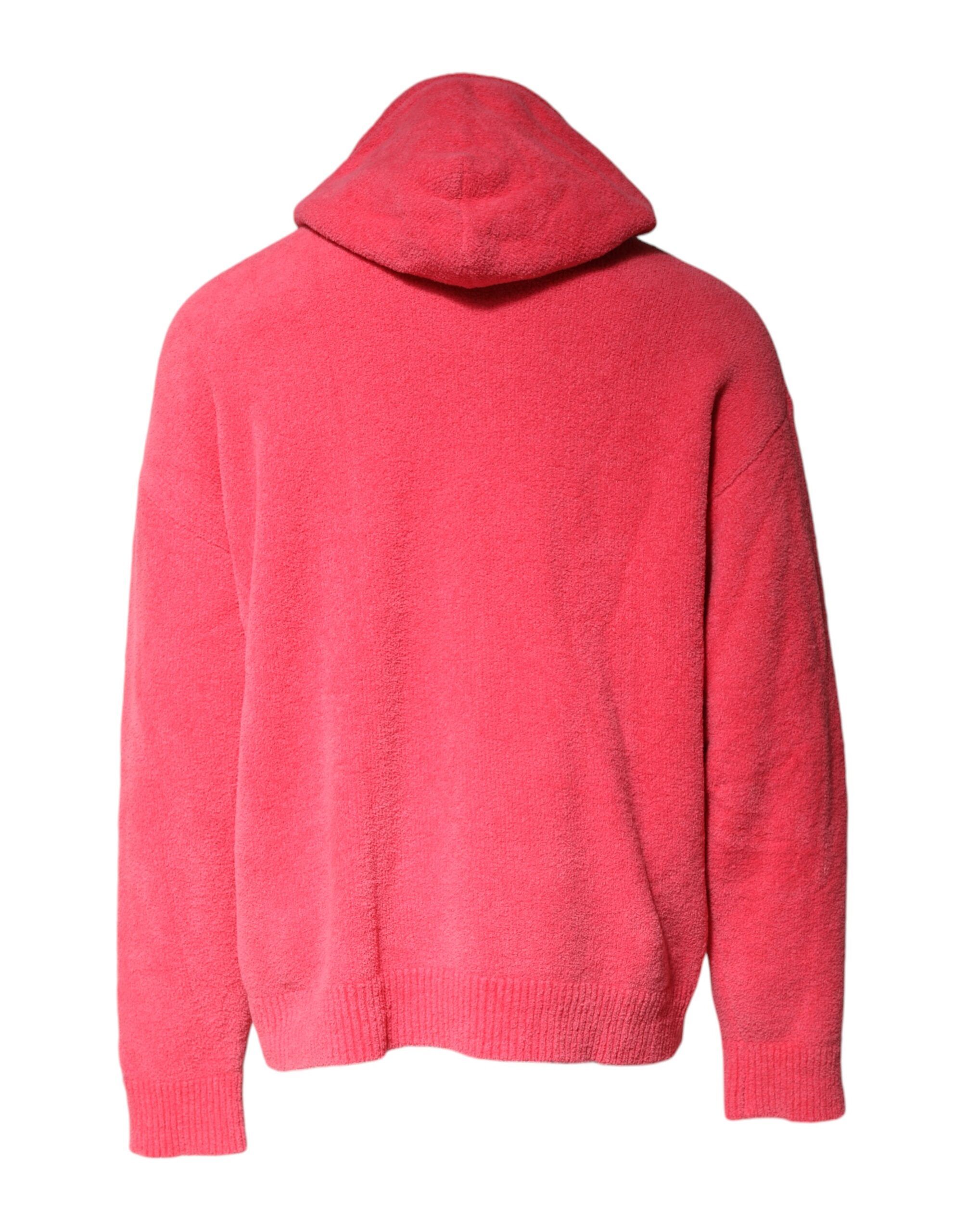 Cotton Knit Hooded Men Pullover Men's Sweater - Dolce & Gabbana - Modalova