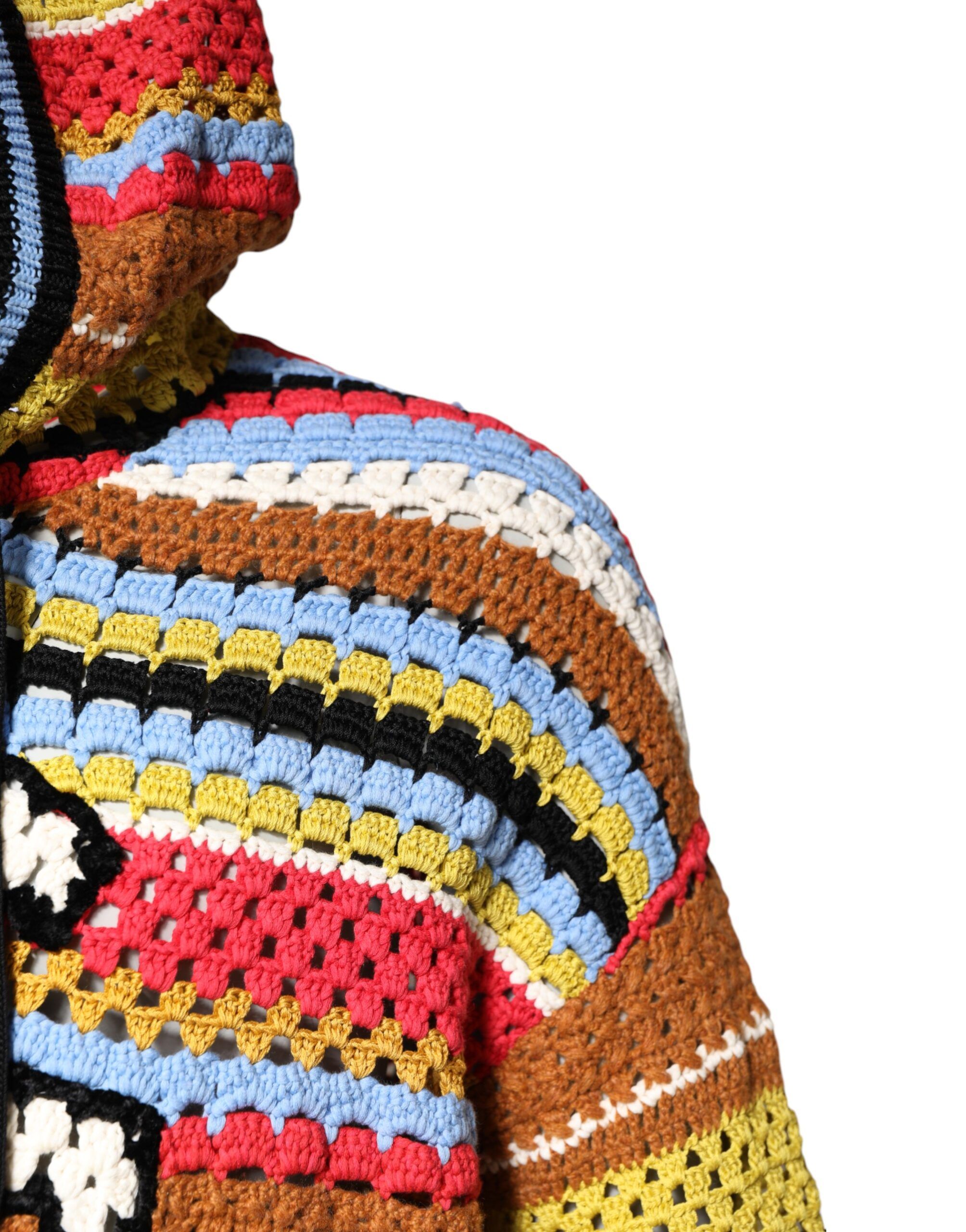 Cotton Hooded Pullover Men's Sweater - Dolce & Gabbana - Modalova