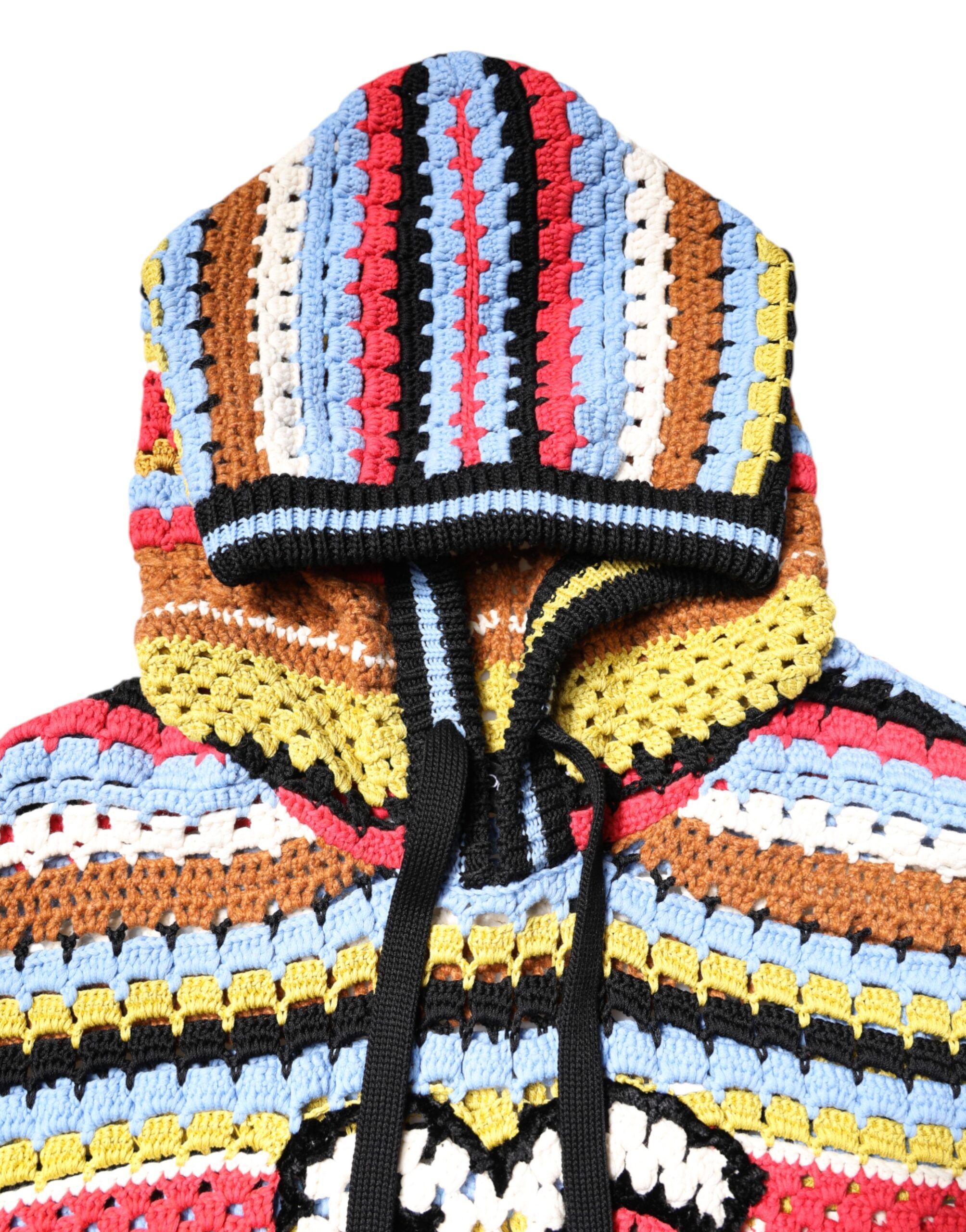 Cotton Hooded Pullover Men's Sweater - Dolce & Gabbana - Modalova