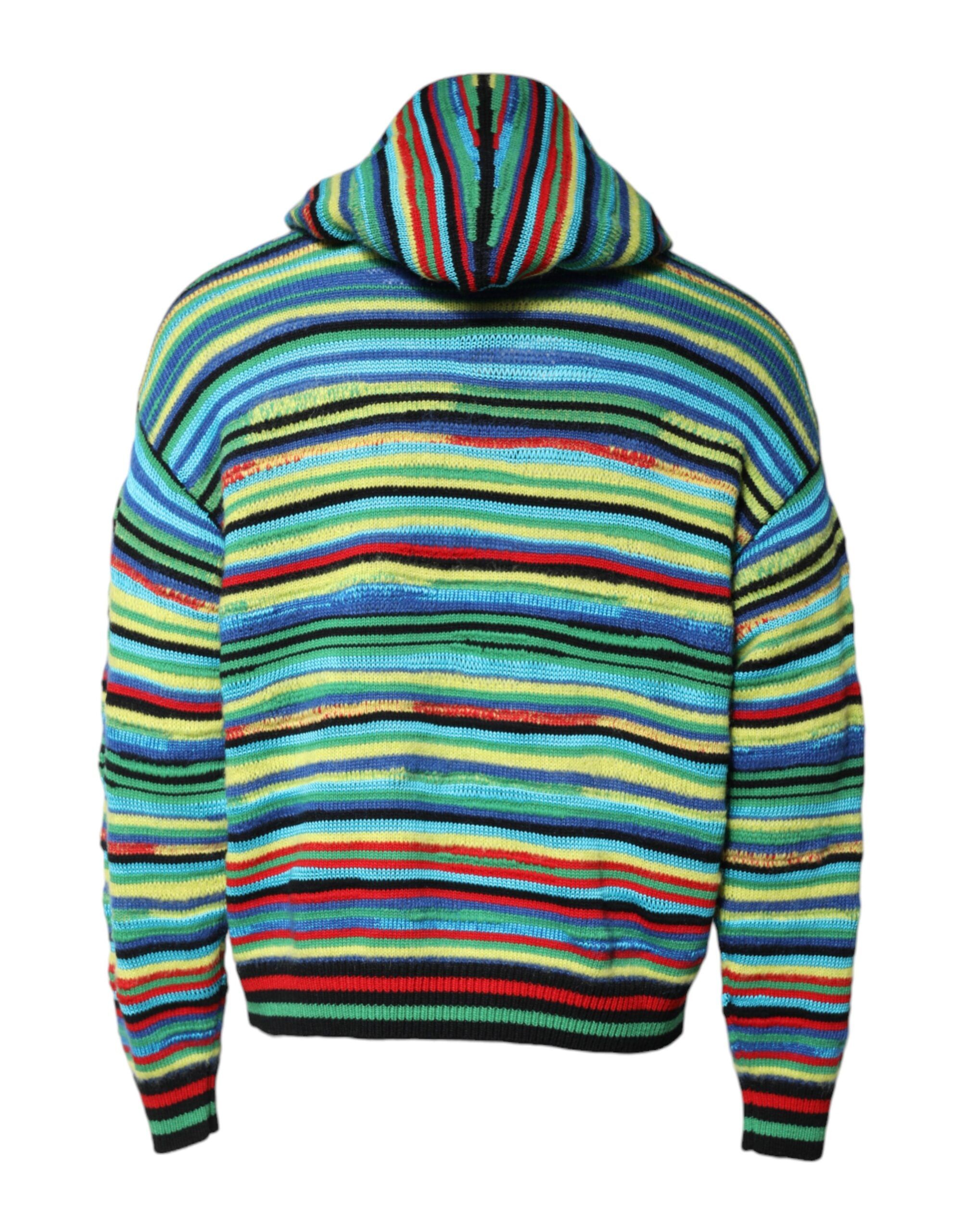Cotton Hooded Pullover Men's Sweater - Dolce & Gabbana - Modalova