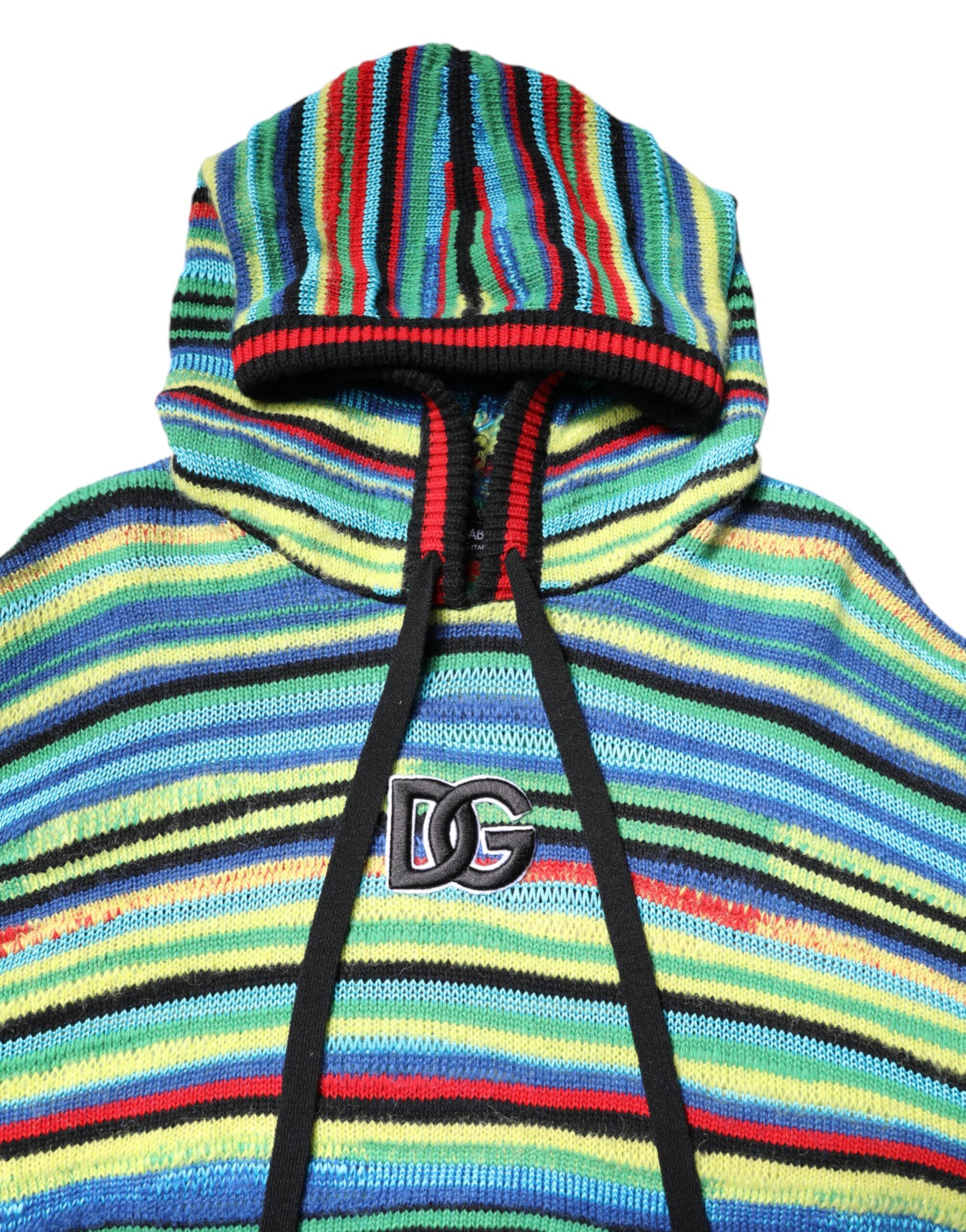 Cotton Hooded Pullover Men's Sweater - Dolce & Gabbana - Modalova