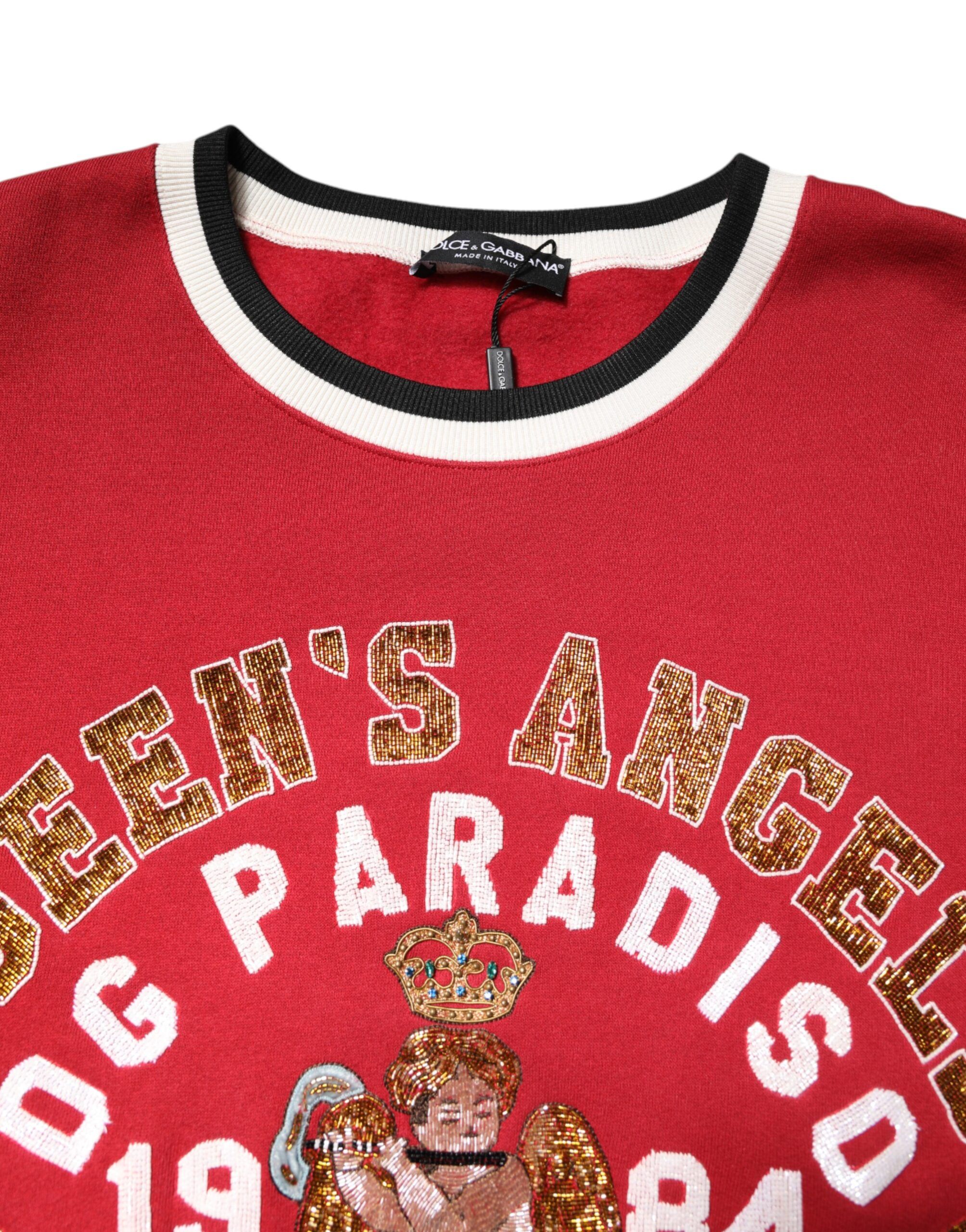 Sequin Knit Pullover Sweatshirt Men's Sweater - Dolce & Gabbana - Modalova