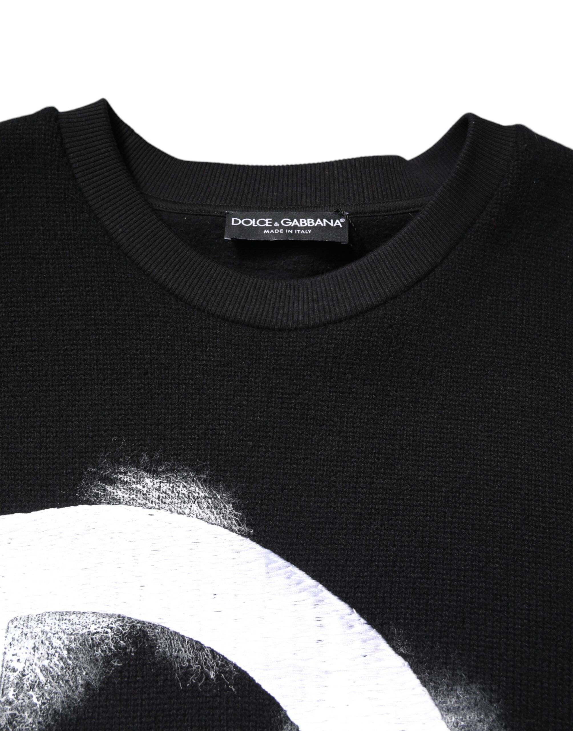 Cotton Logo Print Men Pullover Men's Sweater - Dolce & Gabbana - Modalova