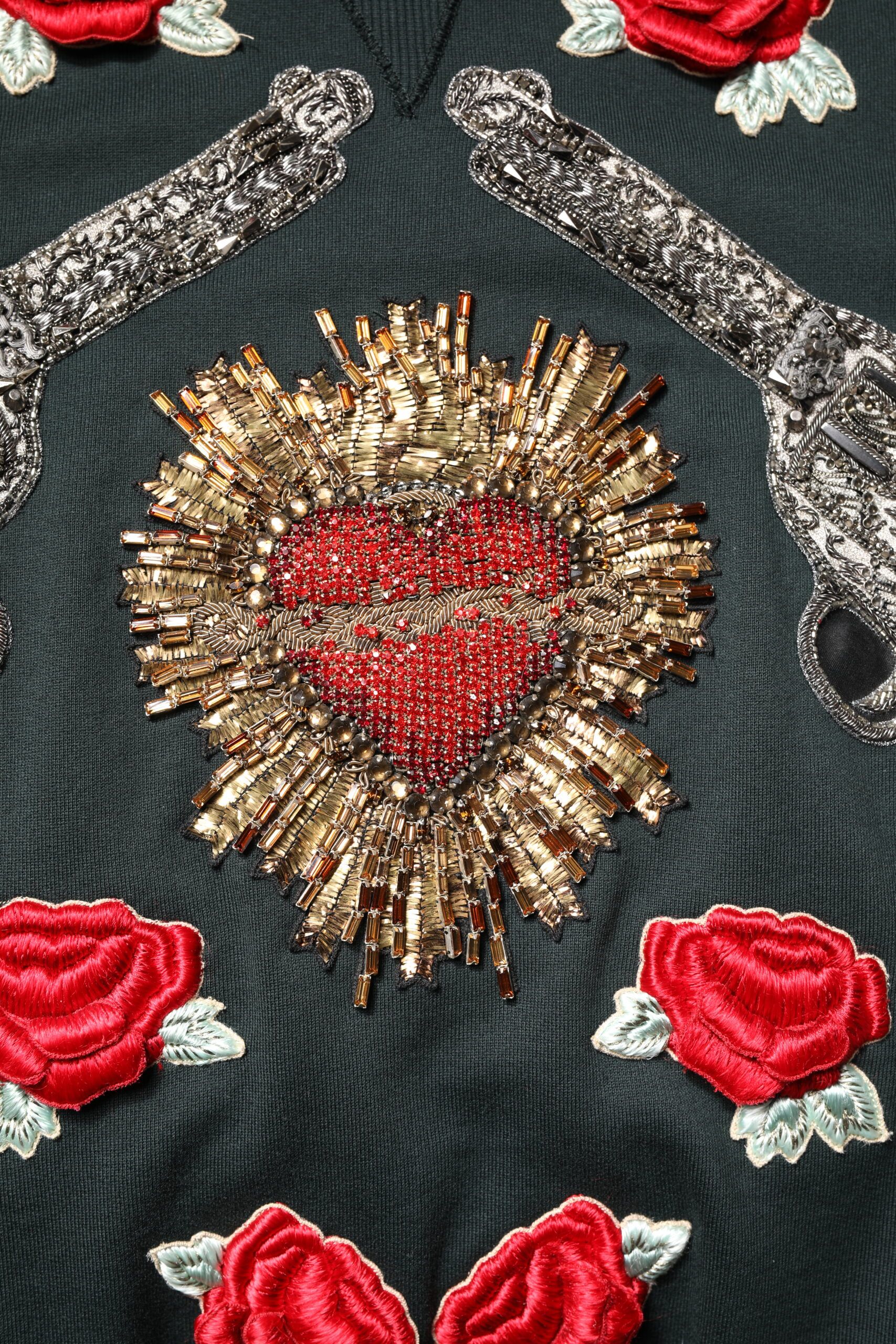 Sequined Embellished Pullover Men's Sweater - Dolce & Gabbana - Modalova