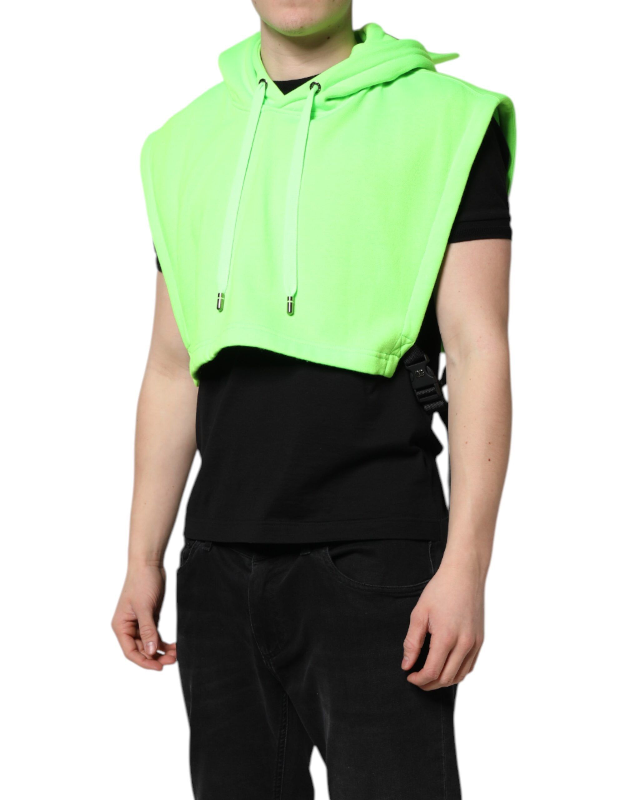 Polyester Hooded Sportswear Vest Men's Sweater (Pre-Owned) - Dolce & Gabbana - Modalova