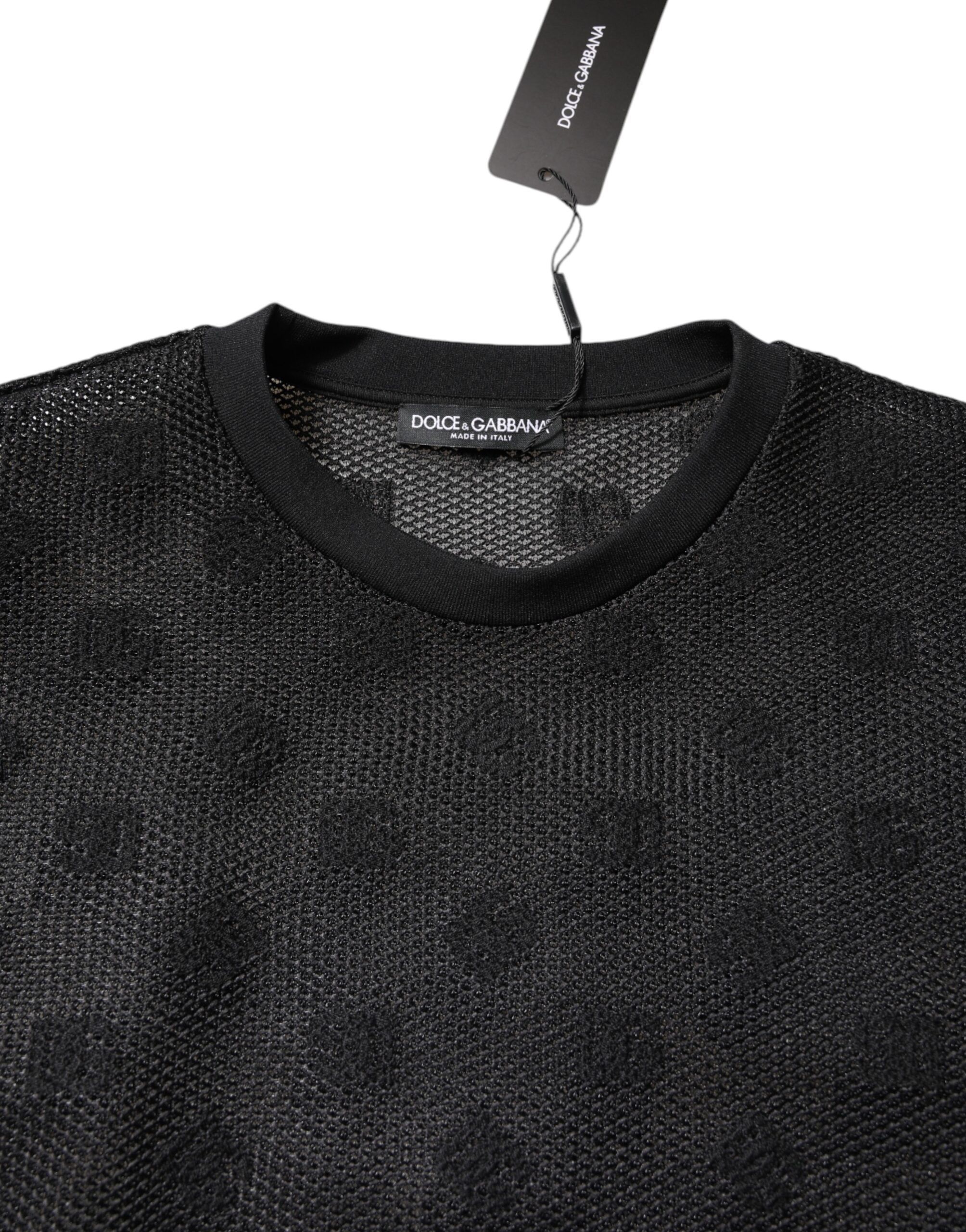 See Through Logo Short Sleeves Men's T-shirt - Dolce & Gabbana - Modalova