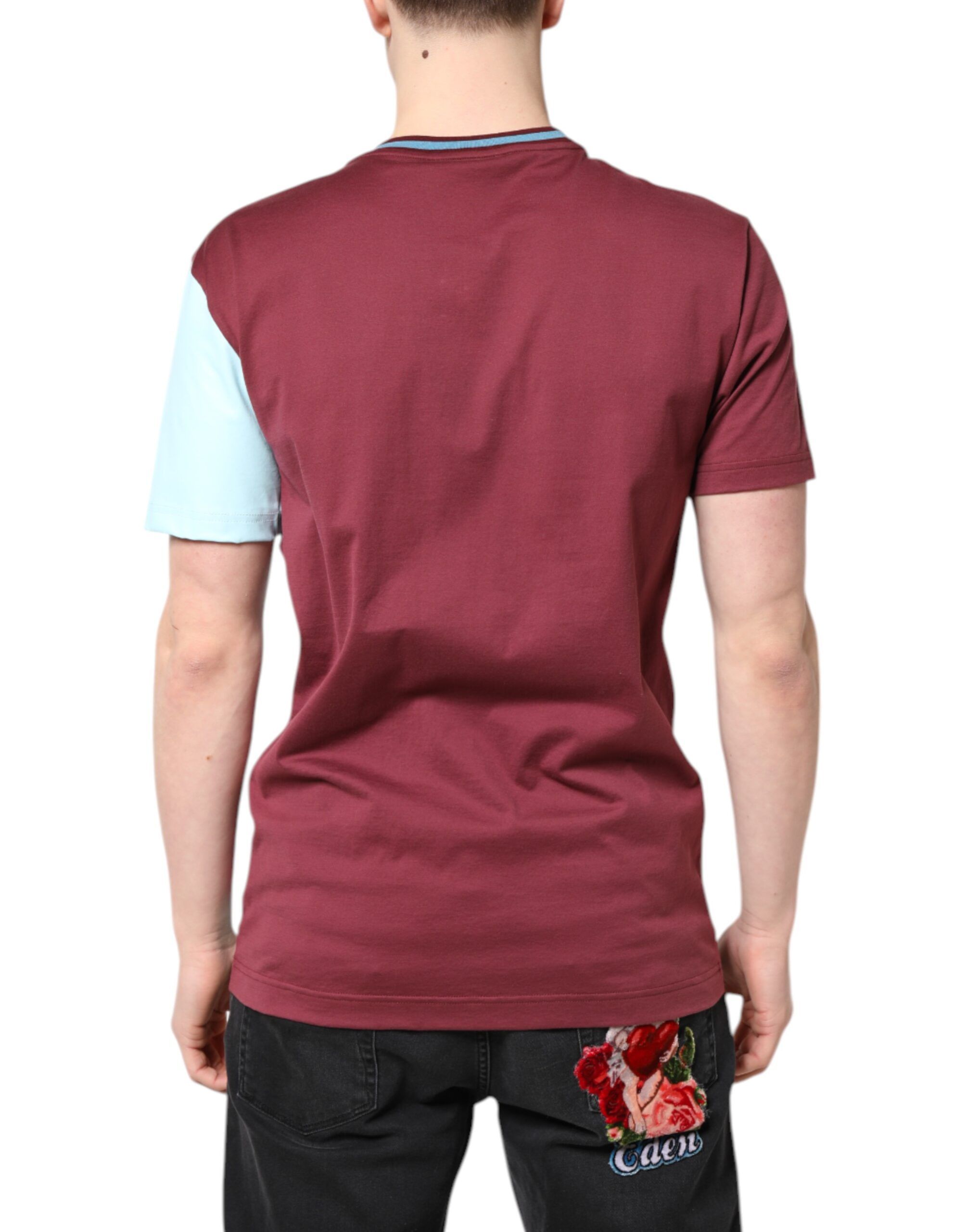 Printed Logo Short Sleeve Men's T-shirt - Dolce & Gabbana - Modalova