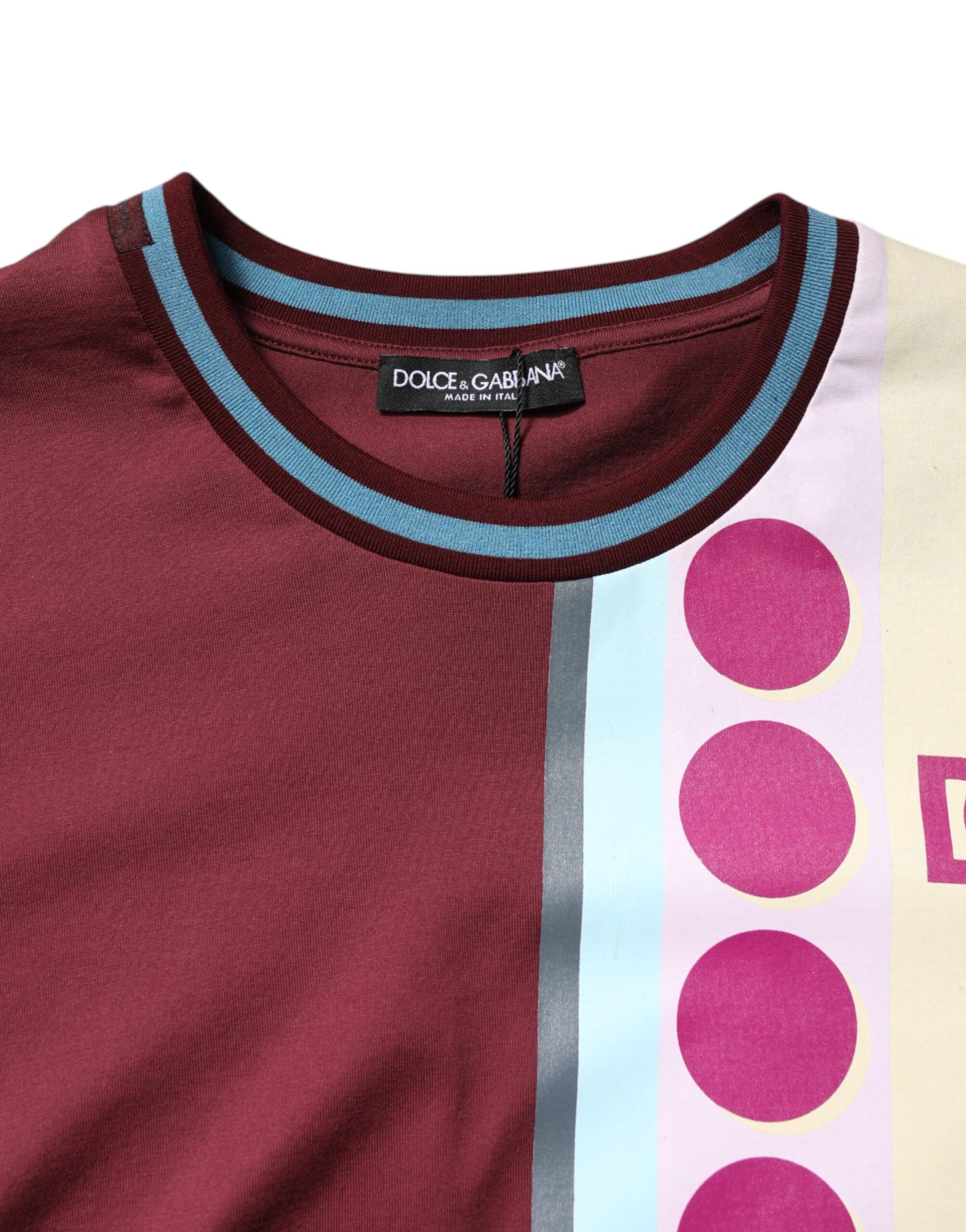 Printed Logo Short Sleeve Men's T-shirt - Dolce & Gabbana - Modalova