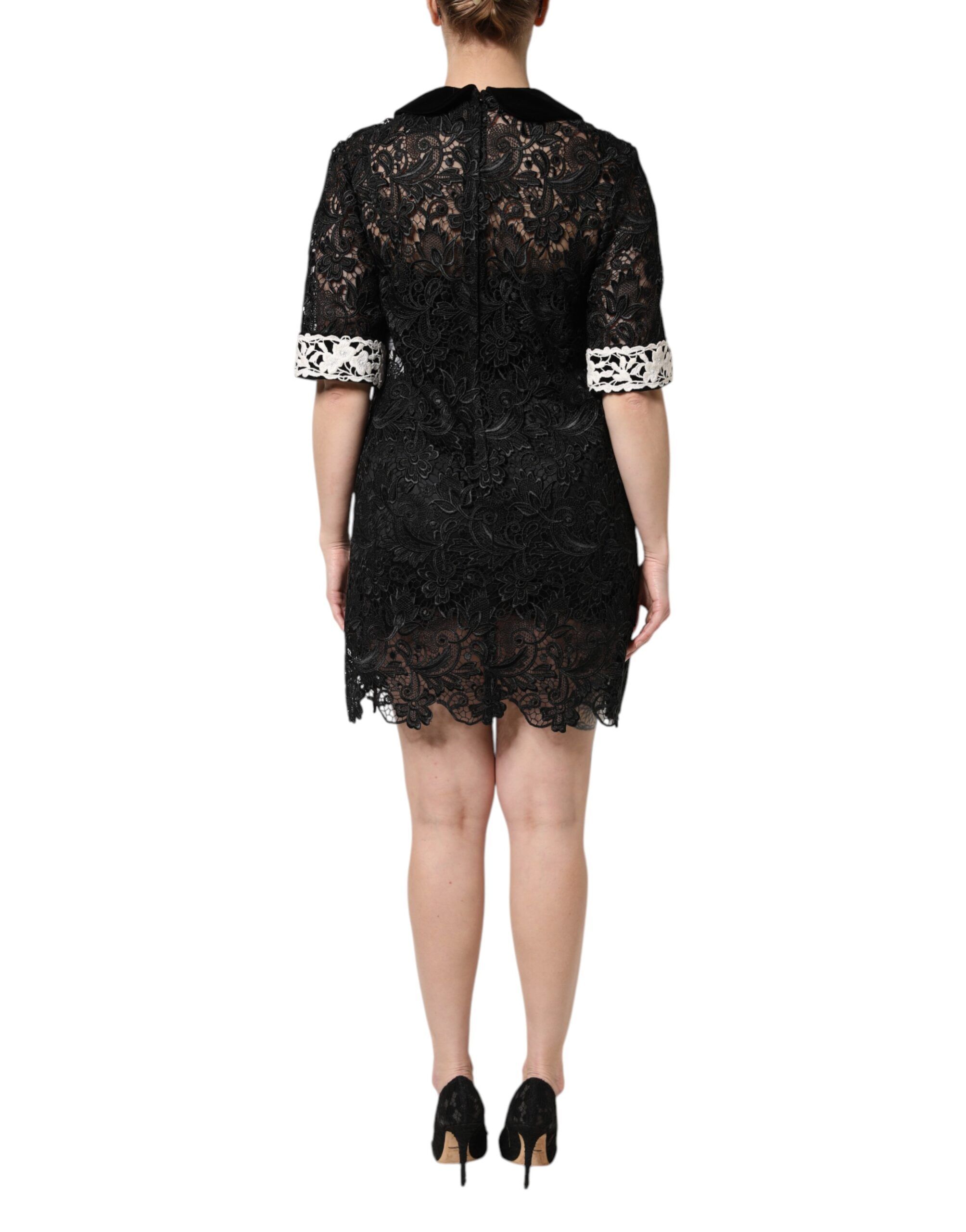Floral Lace Embellished Mini Women's Dress - Dolce & Gabbana - Modalova