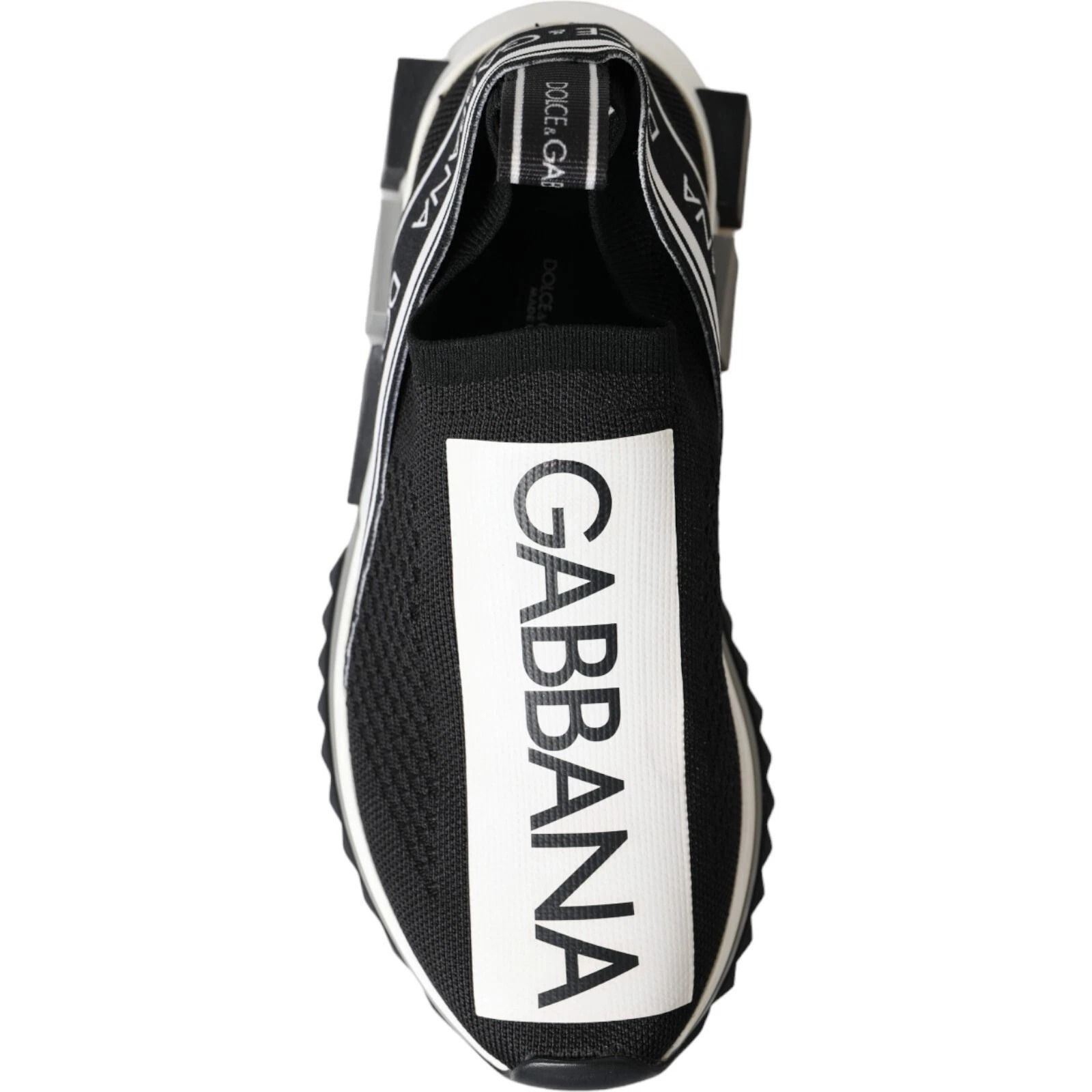 Black White Slip On Sorrento Sneakers Women's Shoes (Pre-Owned) - Dolce & Gabbana - Modalova