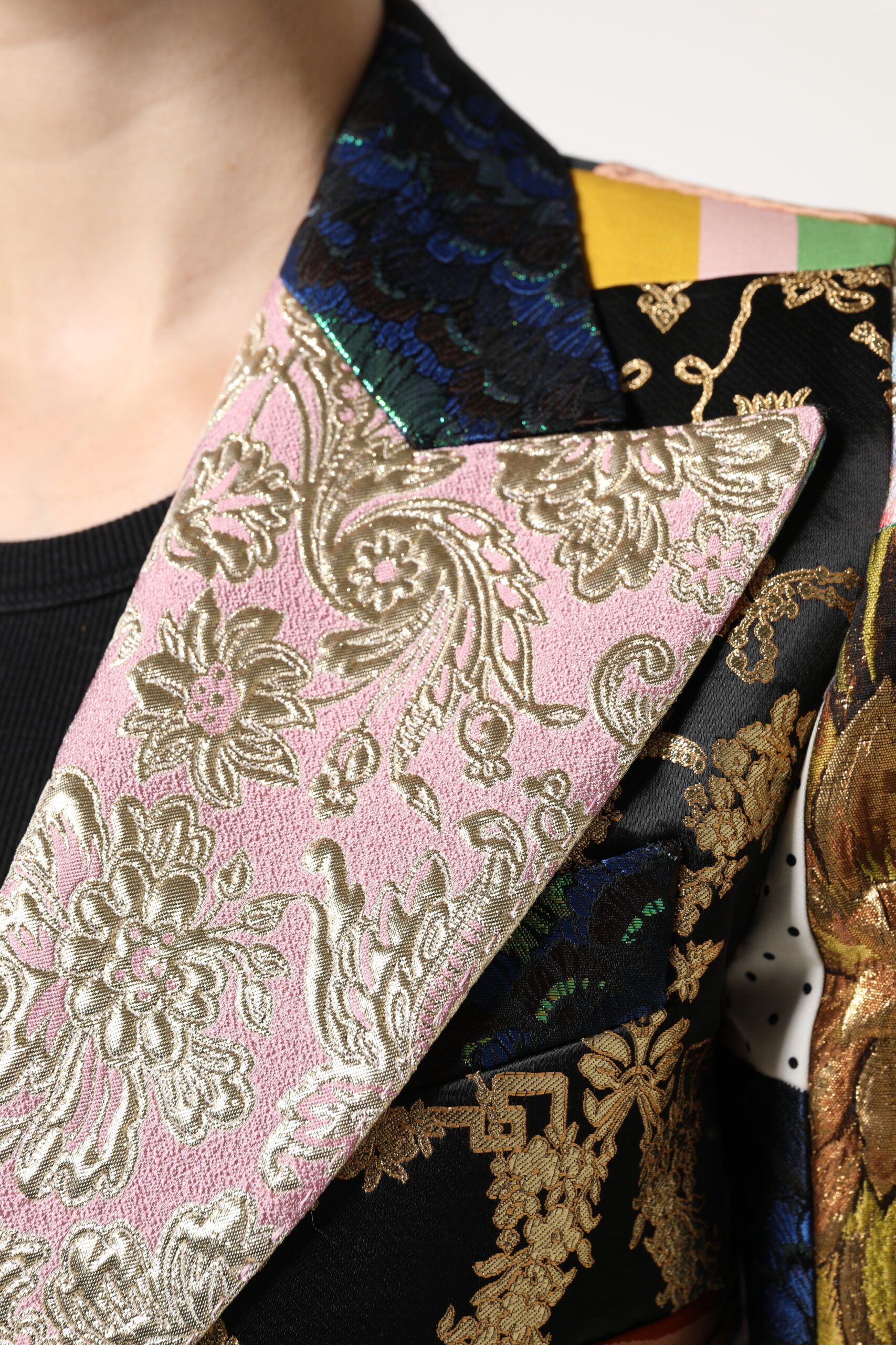 Floral Patchwork Jacquard Women's Jacket - Dolce & Gabbana - Modalova