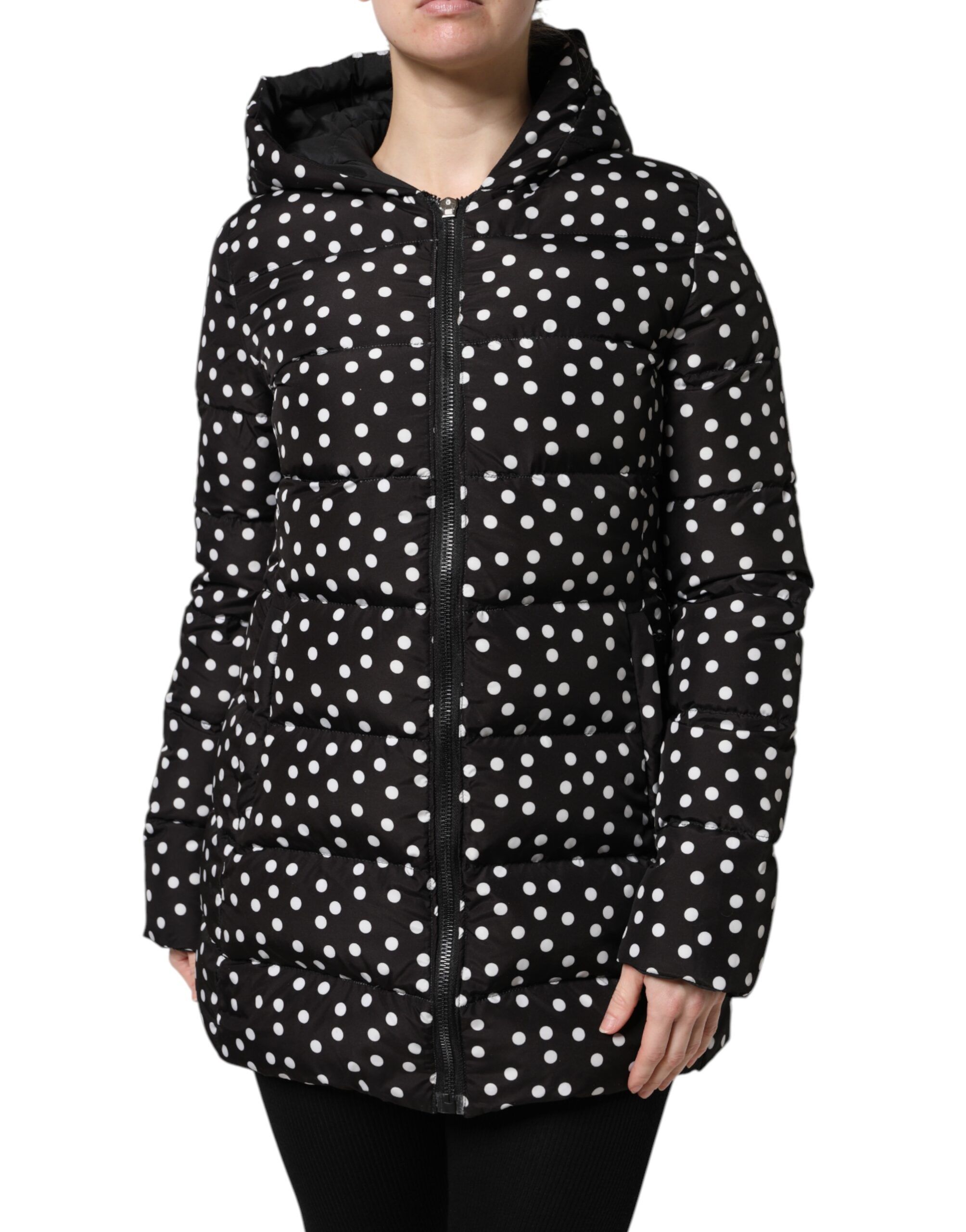 Puffer Hooded Zip Reversible Women's Jacket (Pre-Owned) - Dolce & Gabbana - Modalova