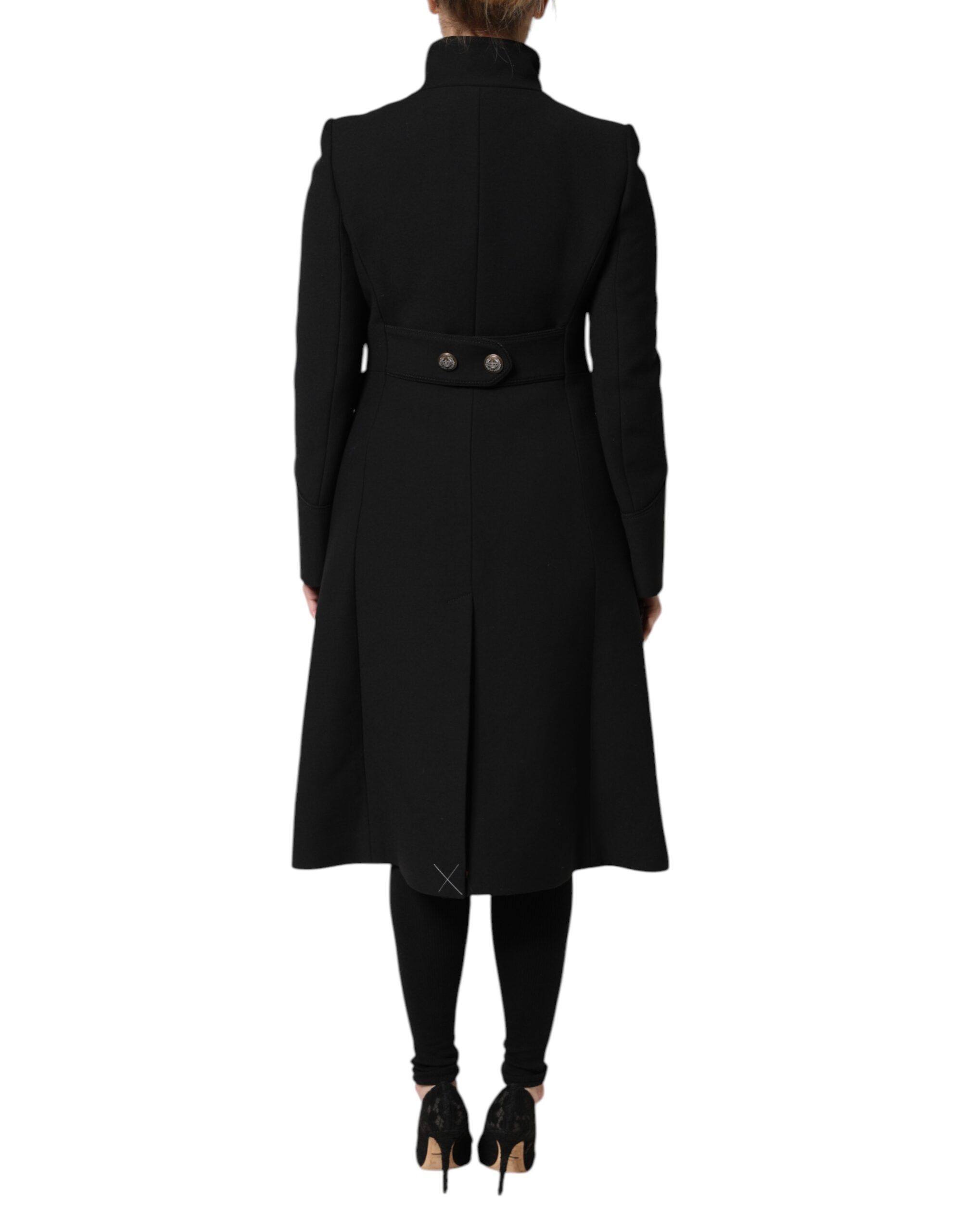 Wool Single Breasted Trench Coat Women's Jacket - Dolce & Gabbana - Modalova