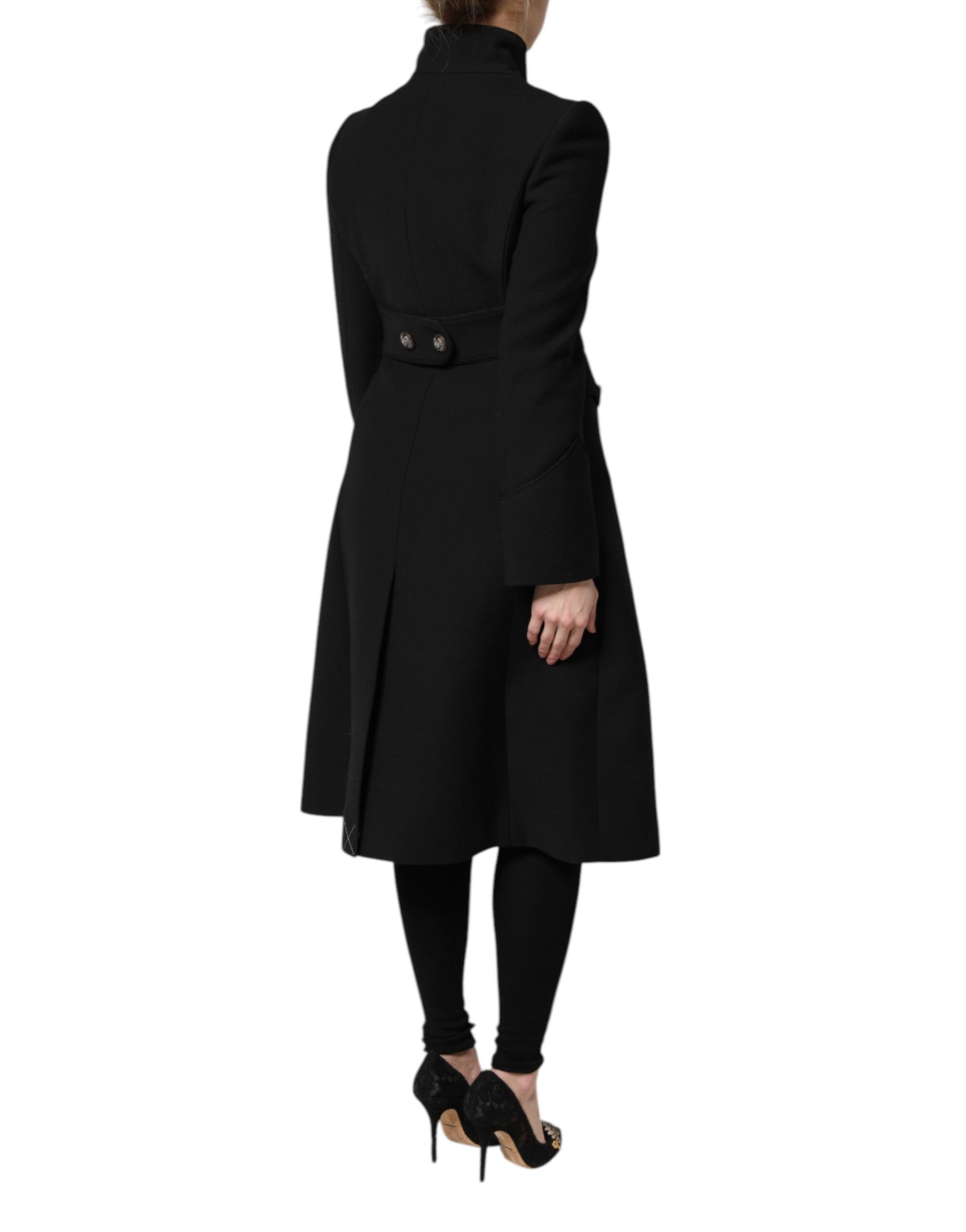 Wool Single Breasted Trench Coat Women's Jacket - Dolce & Gabbana - Modalova