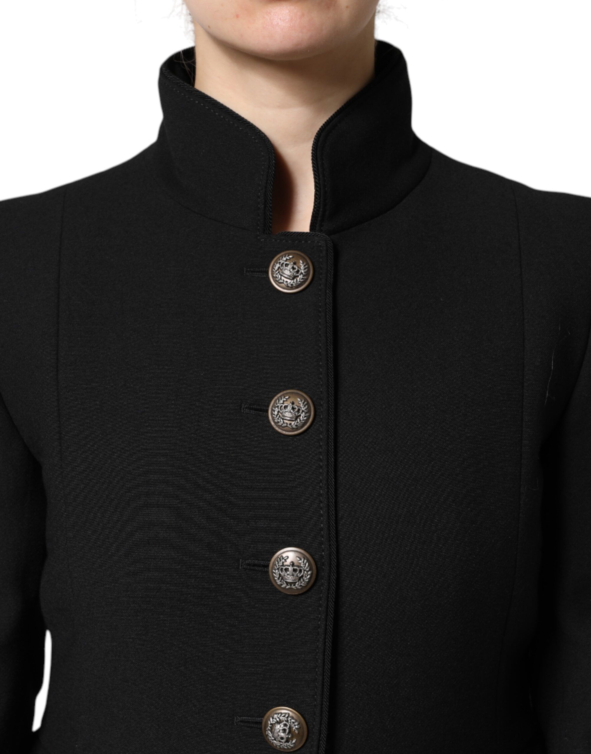 Wool Single Breasted Trench Coat Women's Jacket - Dolce & Gabbana - Modalova