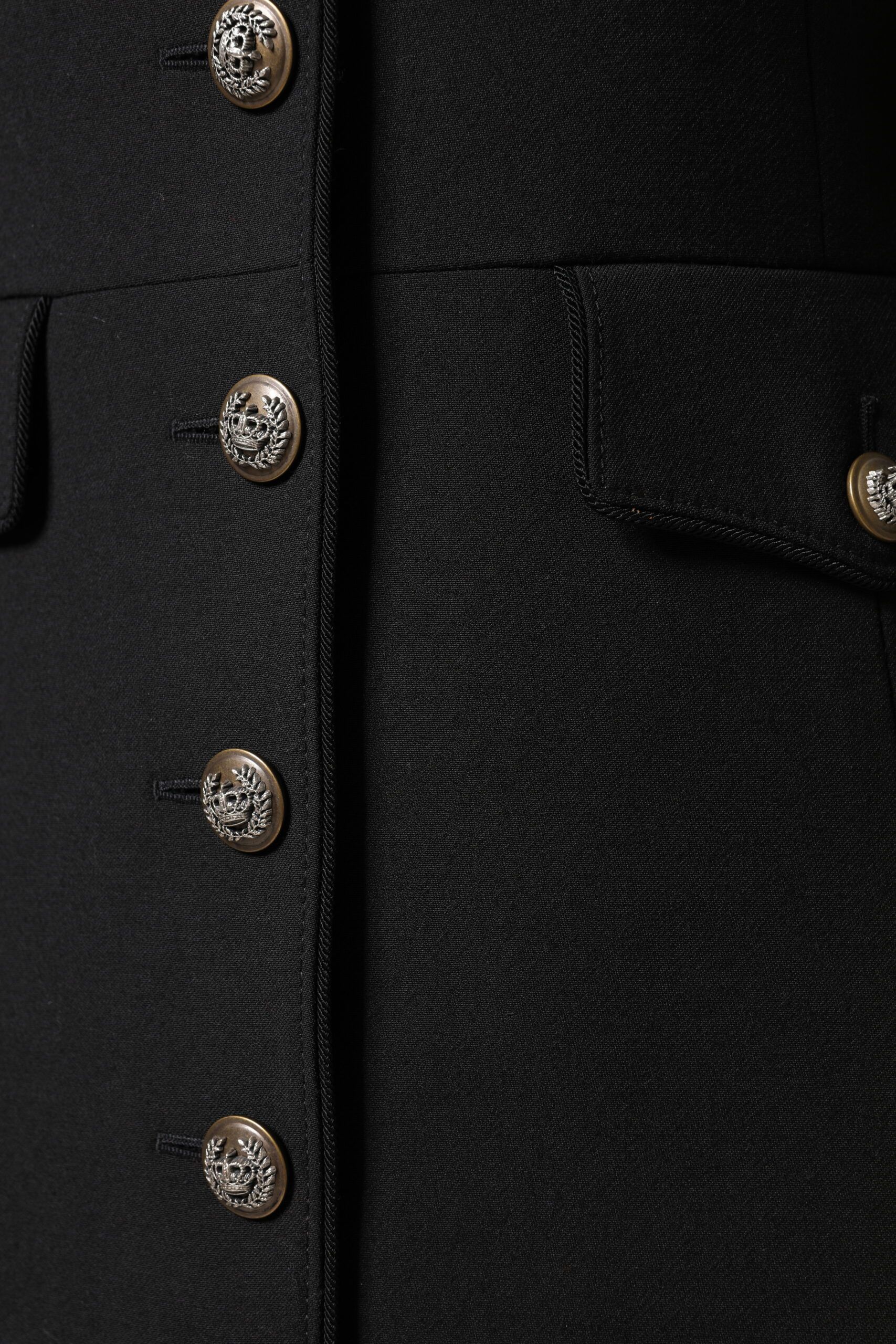 Wool Single Breasted Trench Coat Women's Jacket - Dolce & Gabbana - Modalova